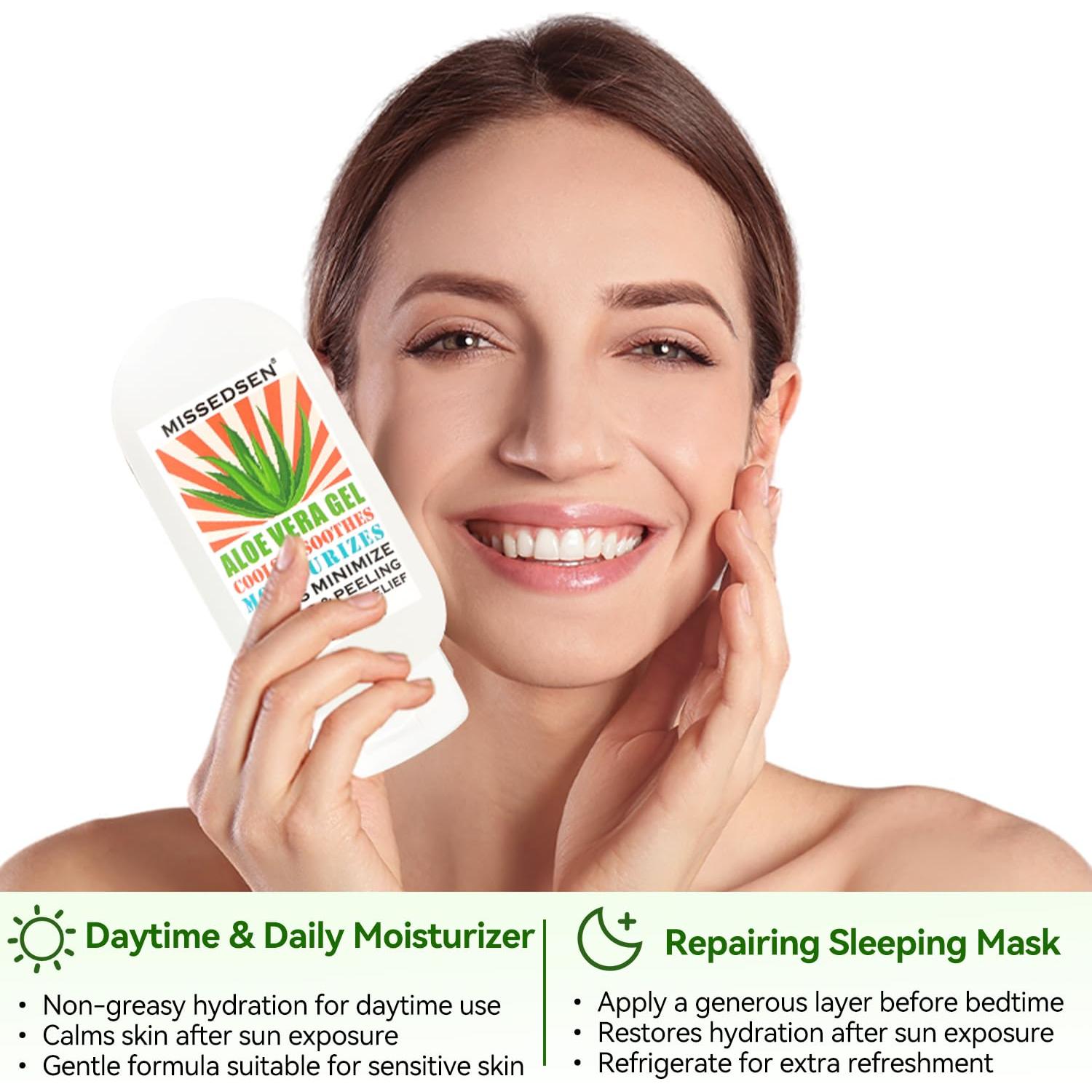 Gel de Aloe Vera Orgánico MISSEDSEN 198 g Hidratante Facial