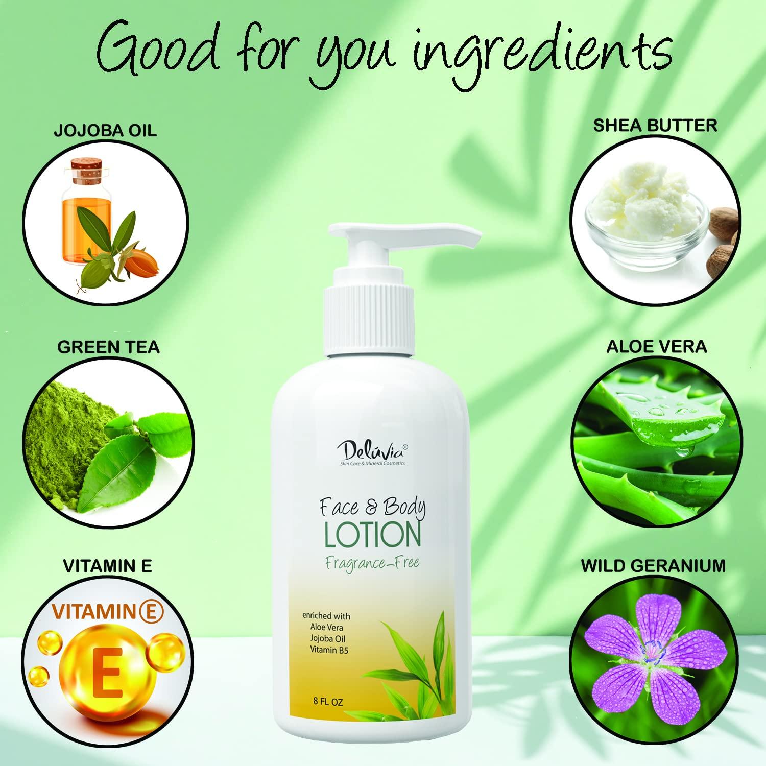 Loción Hidratante Deluvia 236 ml x2, Aloe Vera y Karité