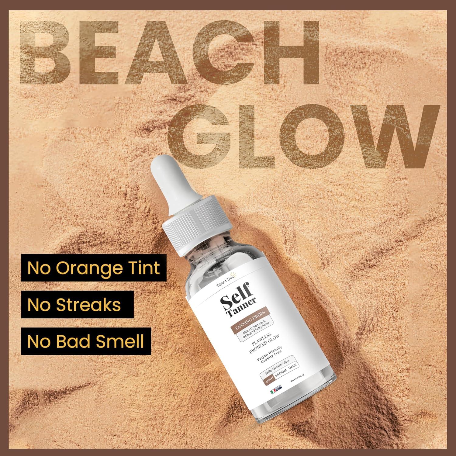 Gotas de Bronceado Autonivelante Team Tan - Claro 91g