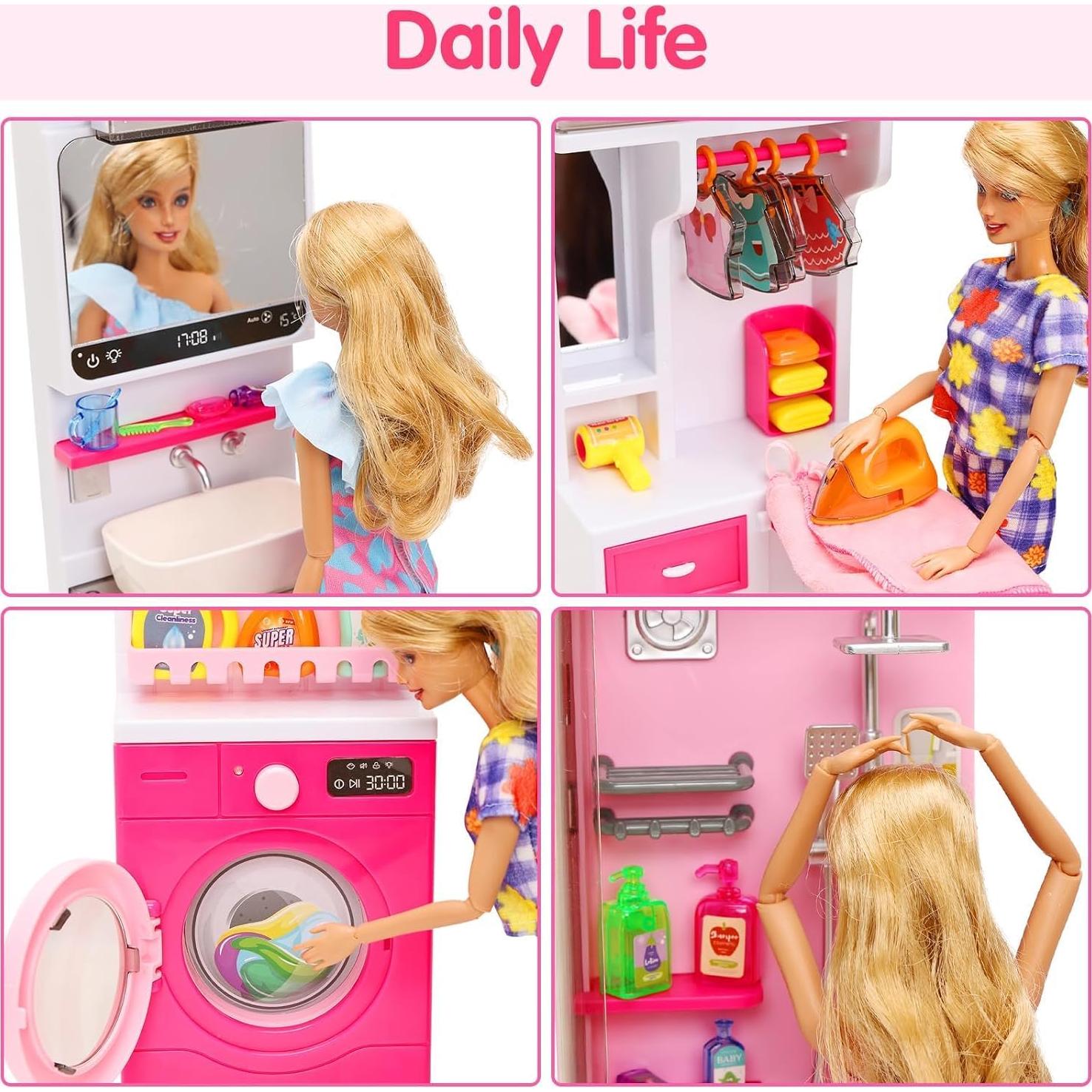 Juego de Baño de Muñeca 4 en 1 Liberty Imports