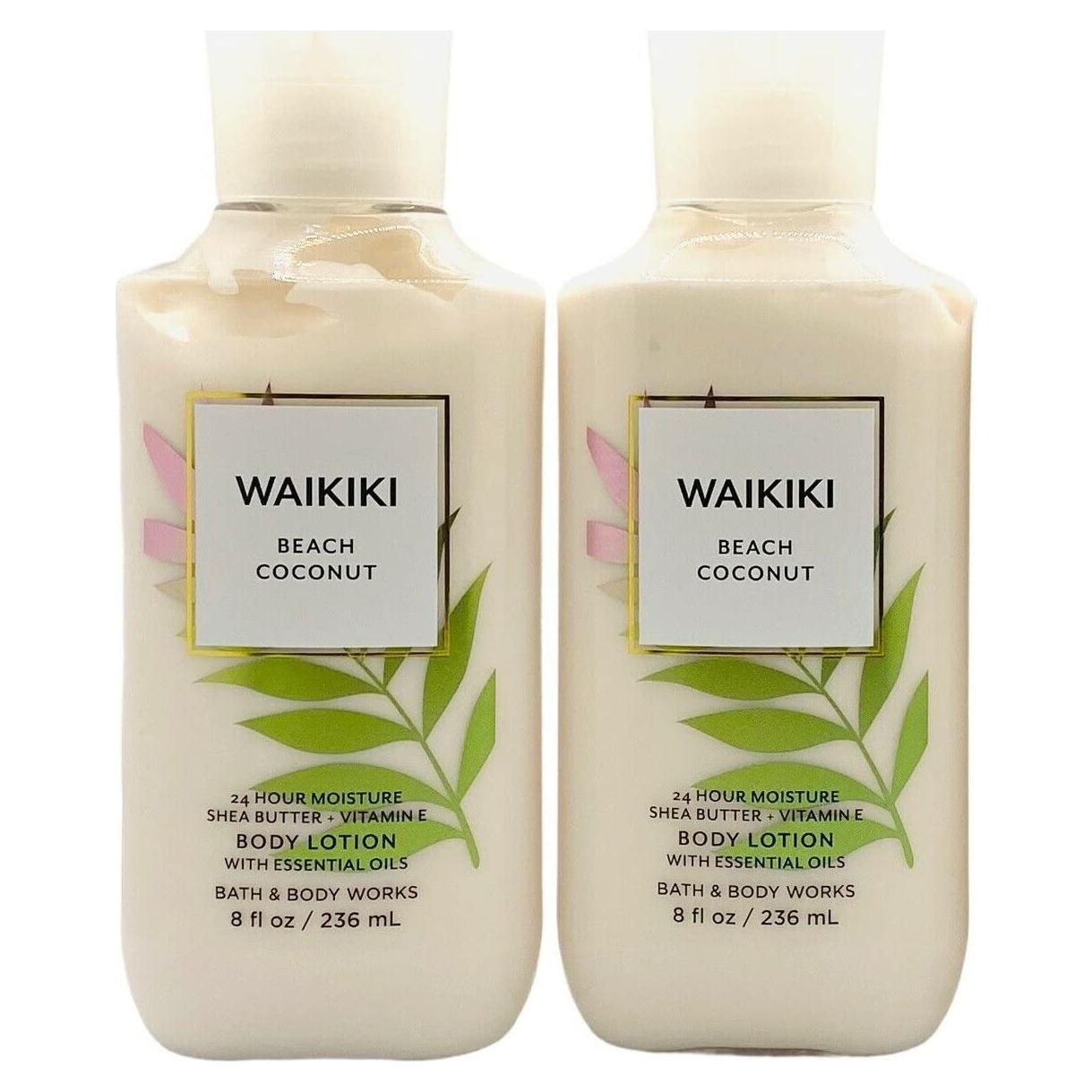Loción corporal Bath and Body Works Coco Waikiki 2x226g