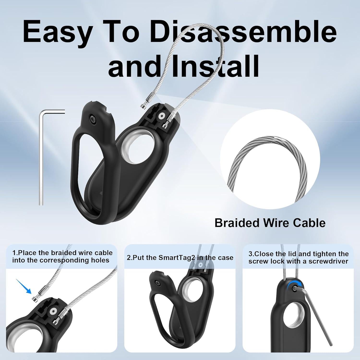 Funda Dura para Samsung Galaxy SmartTag2 - 2 Piezas