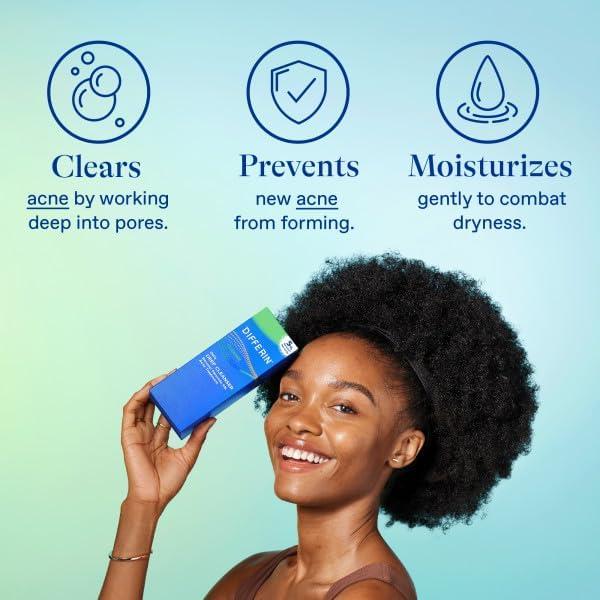 Limpiador Facial Differin 118.3 ml con 5% Peróxido de Benzoilo