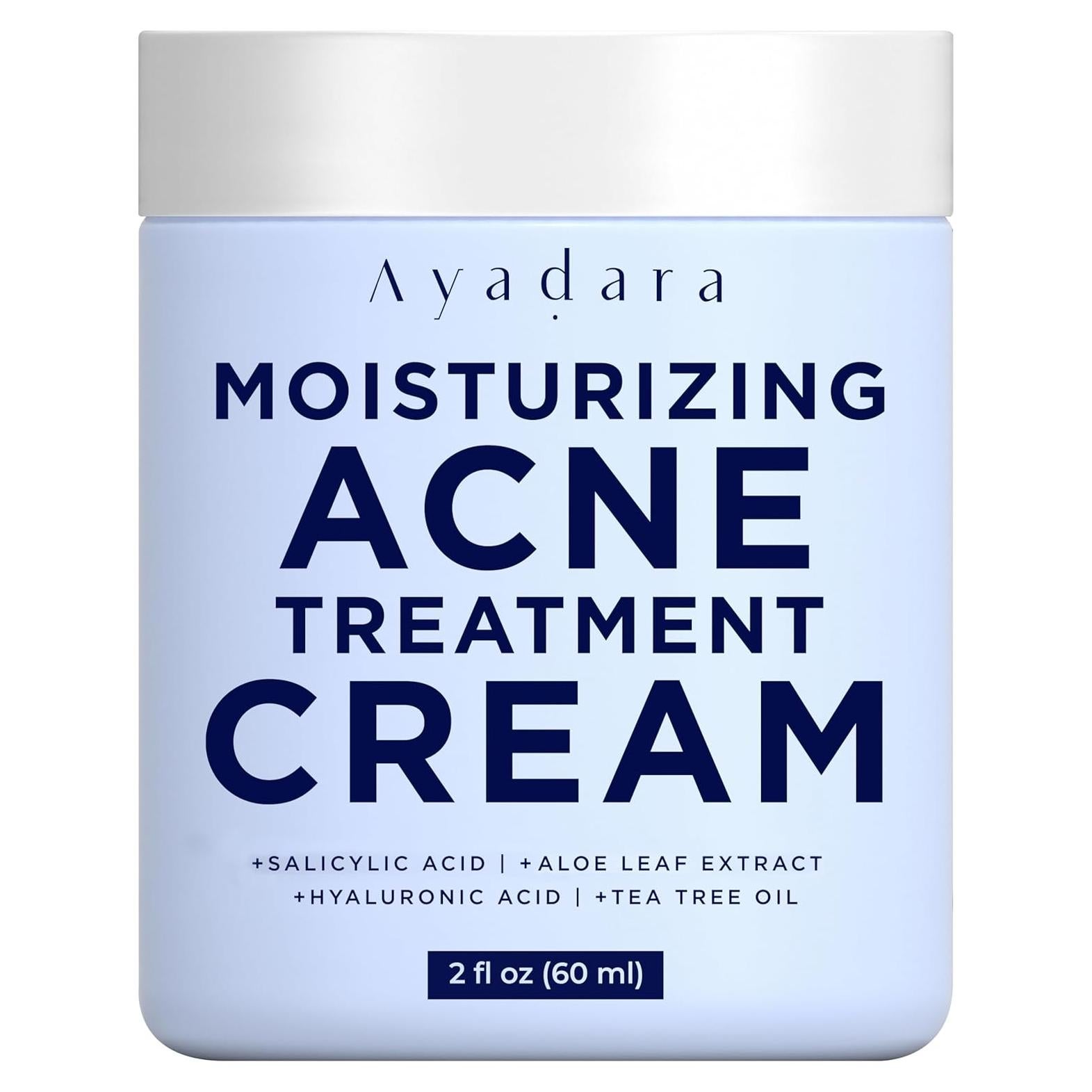Crema Hidratante Facial Acné Ayadara 90g - Ácido Salicílico