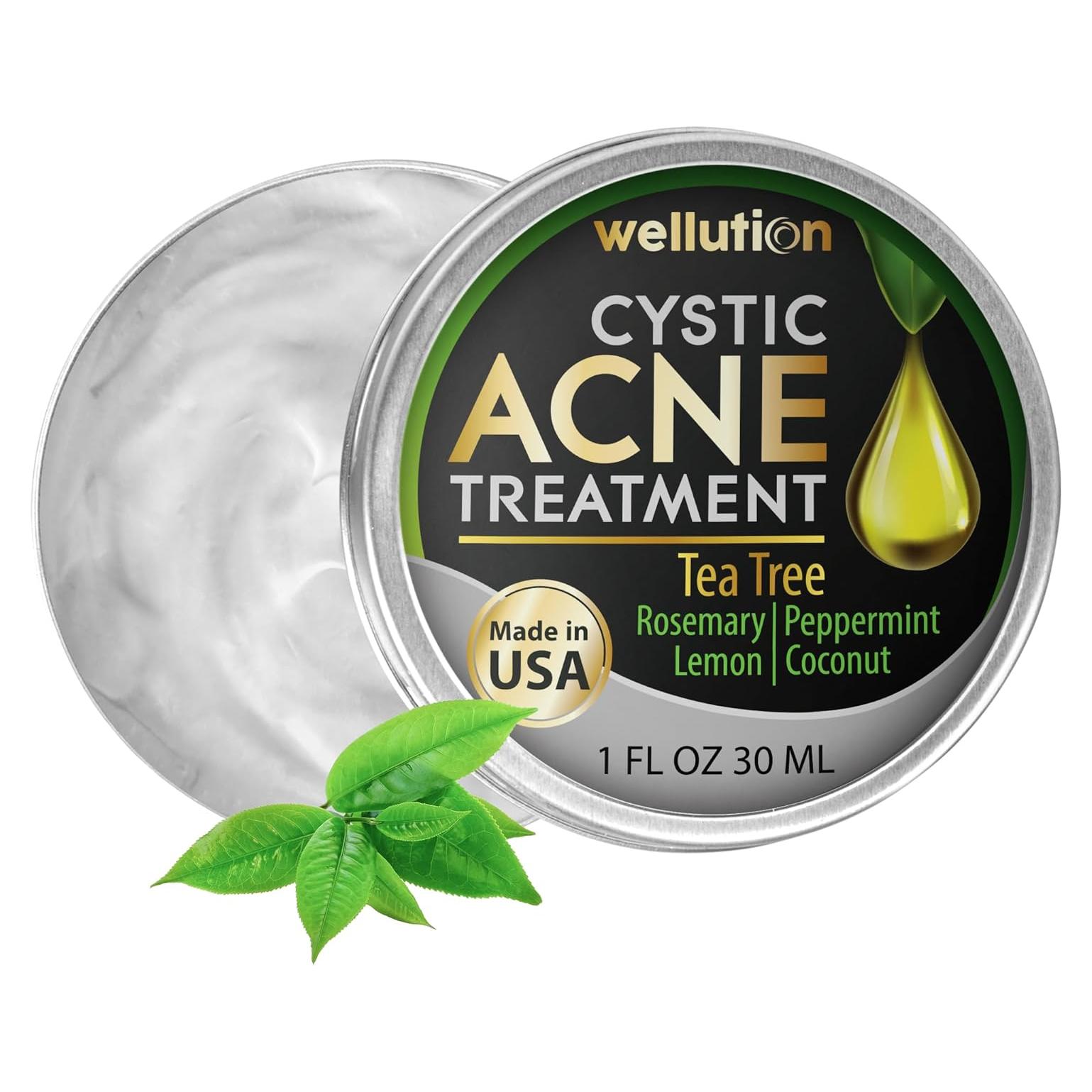 Tratamiento Natural para Manchas de Acné Quístico Wellution 28g