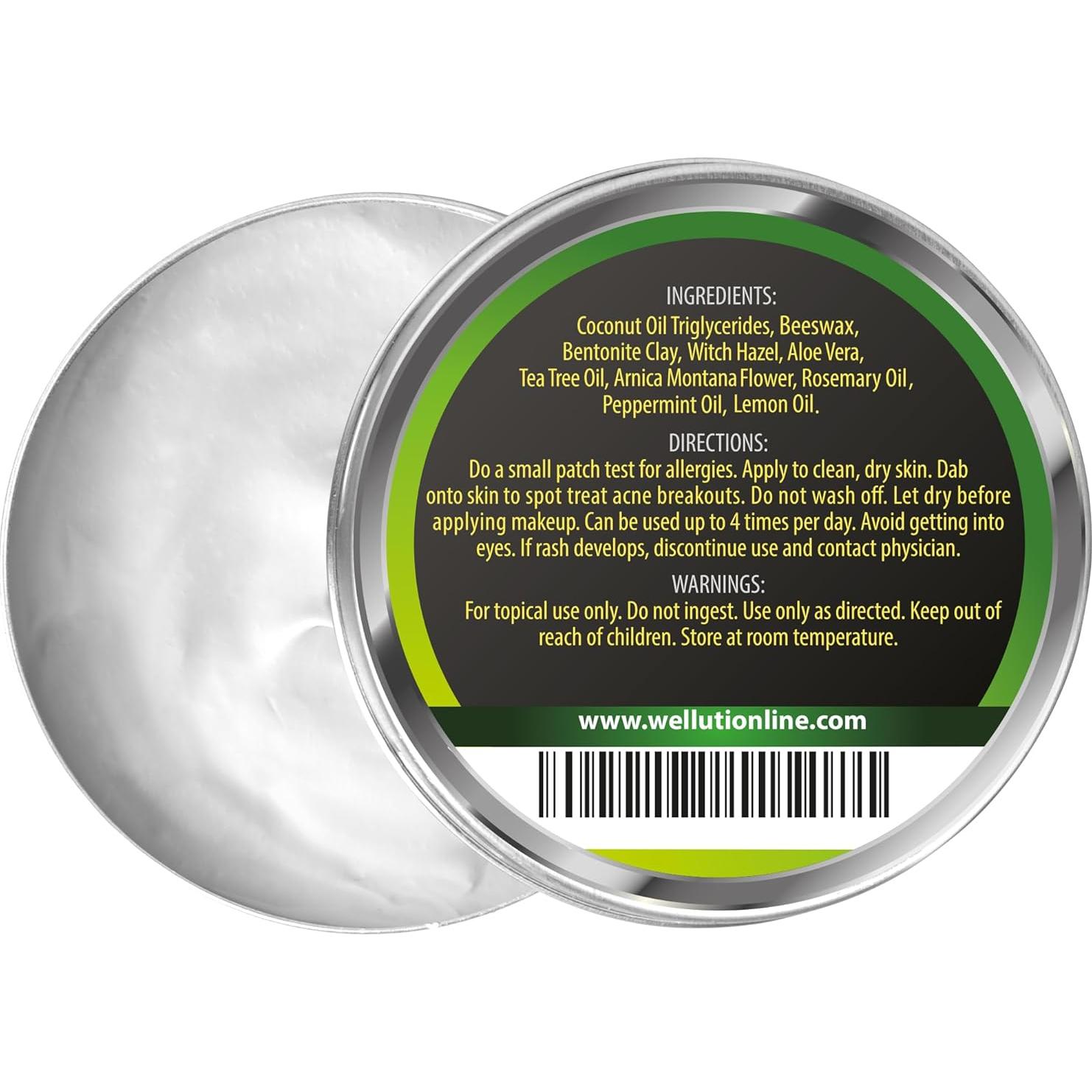 Tratamiento Natural para Manchas de Acné Quístico Wellution 28g