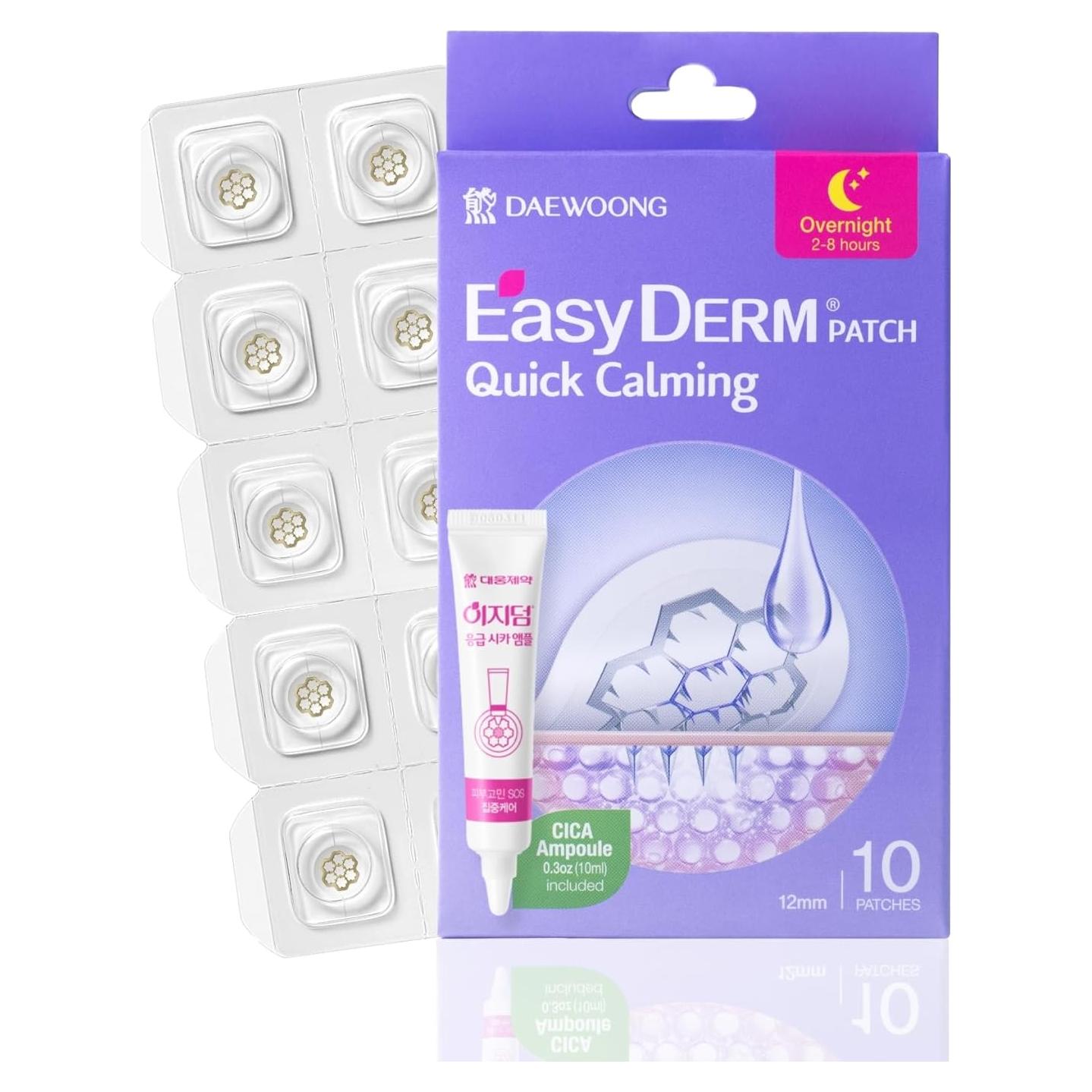 Parches Calmantes de Magnesio EasyDerm - 10 Parches Hidrocoloide