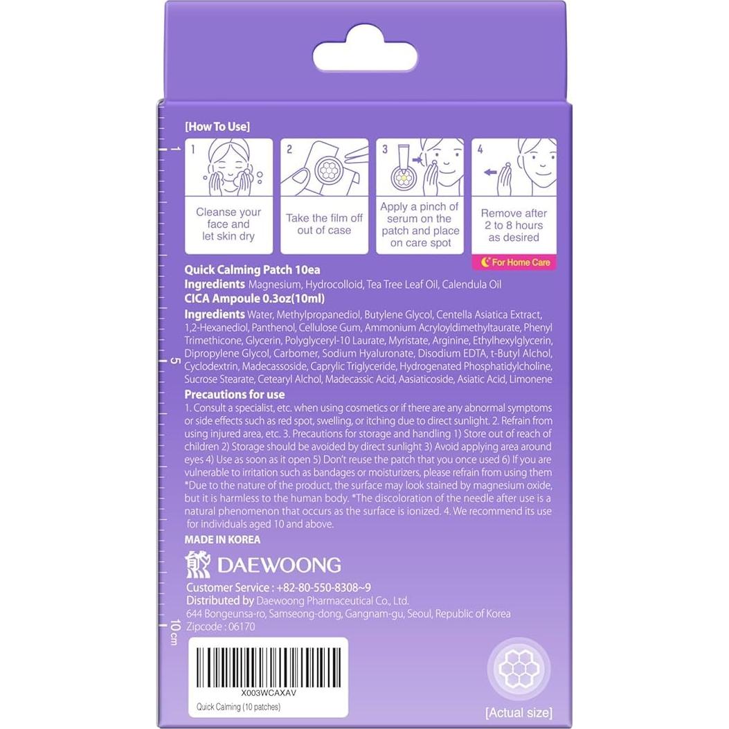 Parches Calmantes de Magnesio EasyDerm - 10 Parches Hidrocoloide