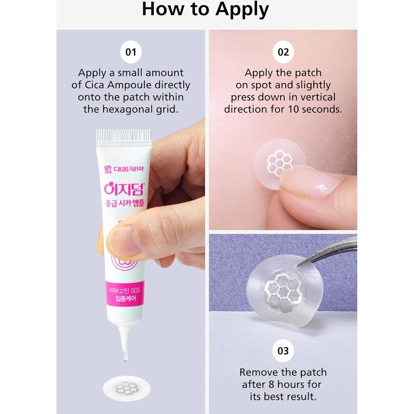 Parches Calmantes de Magnesio EasyDerm - 10 Parches Hidrocoloide