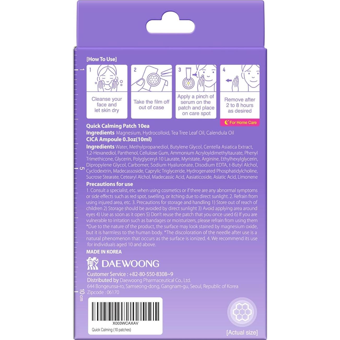 Parches Calmantes de Magnesio EasyDerm - 10 Parches Hidrocoloide