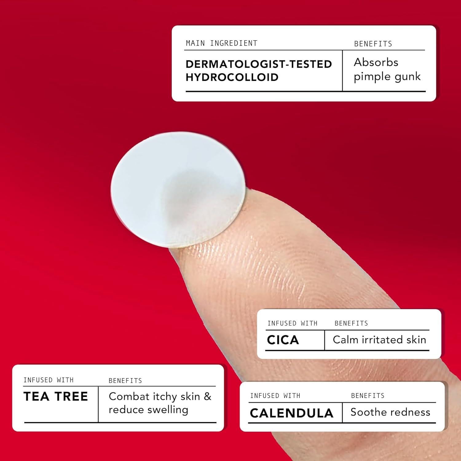 Parche Hidrocoloide para Acné Avarelle - 40 Unidades Vegano