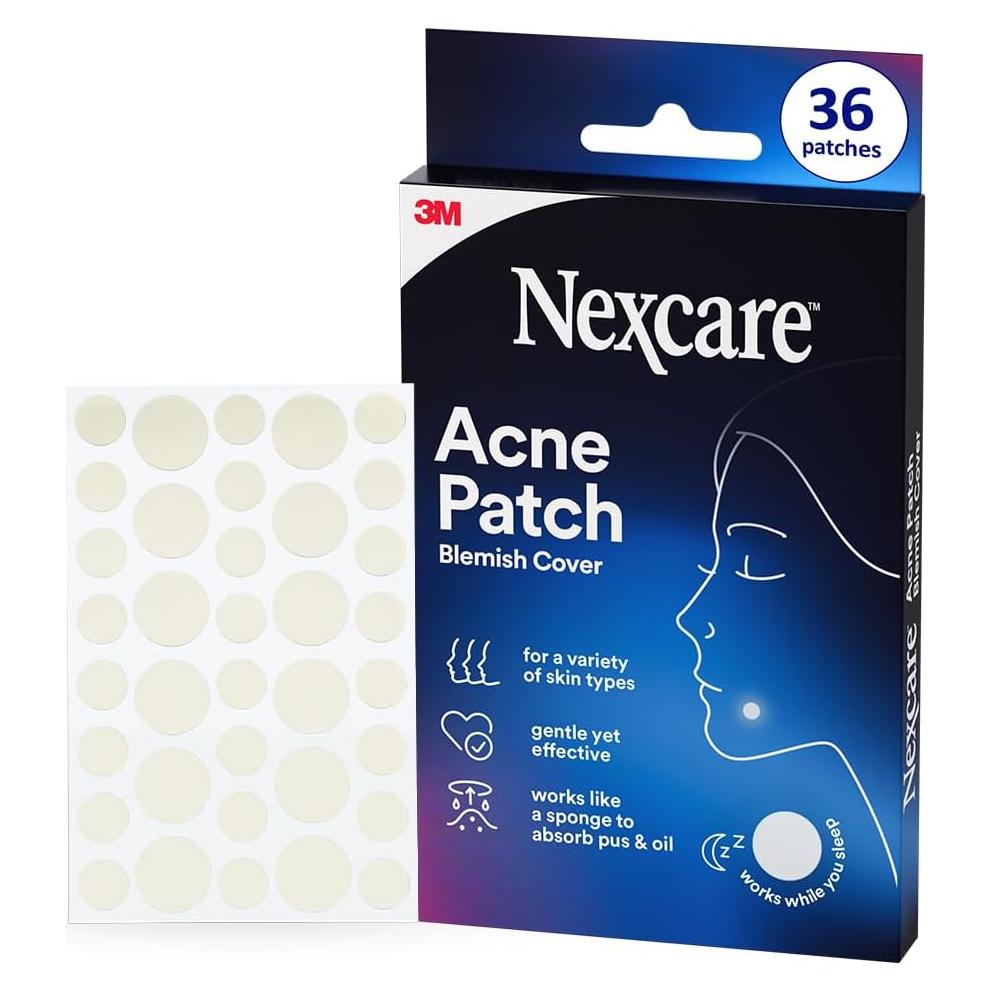 Nexcare Cubiertas para Acné 36 Unidades Absorbentes Piel