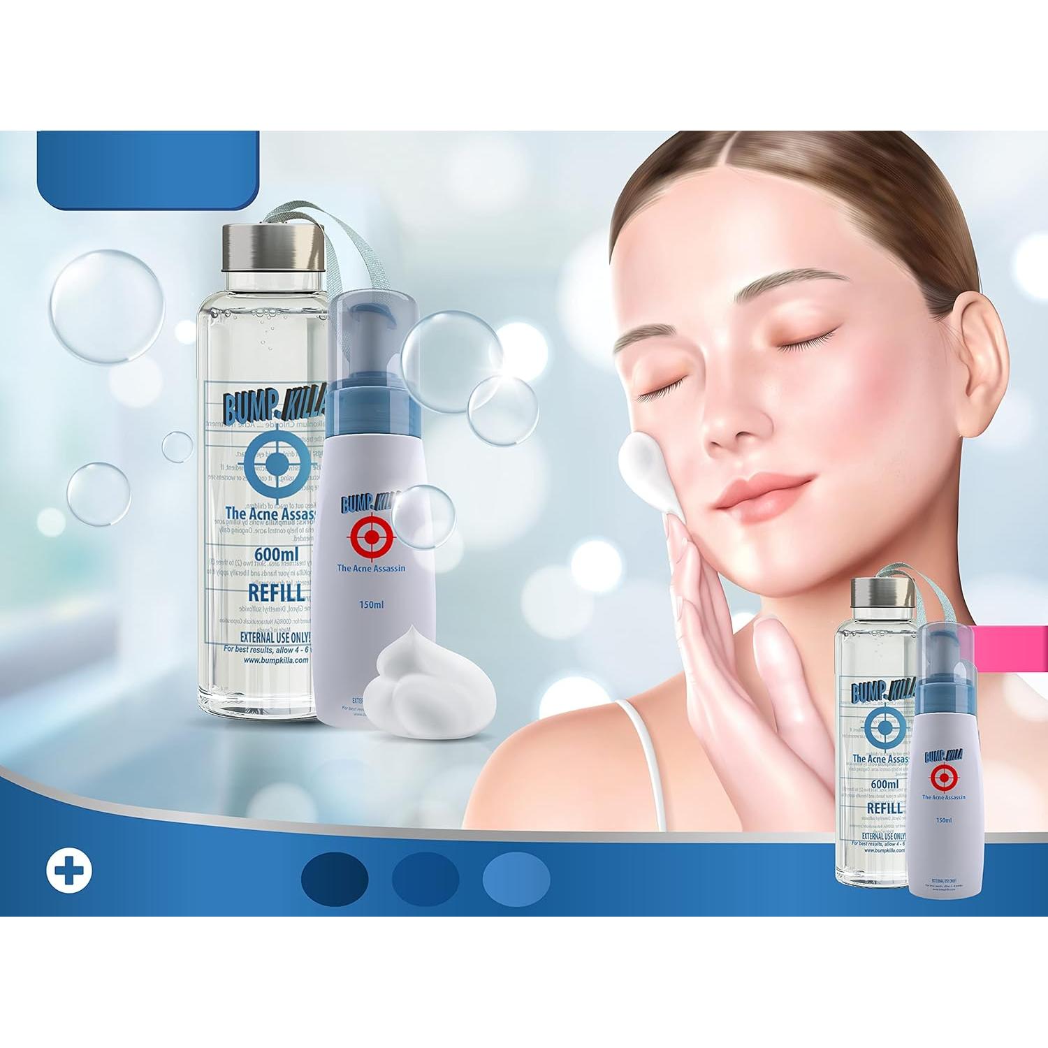 Crema BumpKilla para Acné Facial y Corporal - 248g