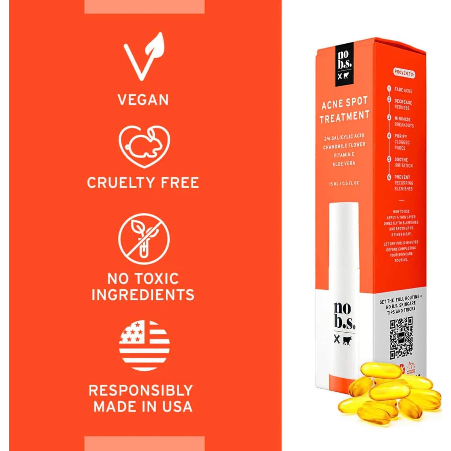 Tratamiento para Manchas de Acné No Bad Stuff 14 g - 2% Ácido Salicílico