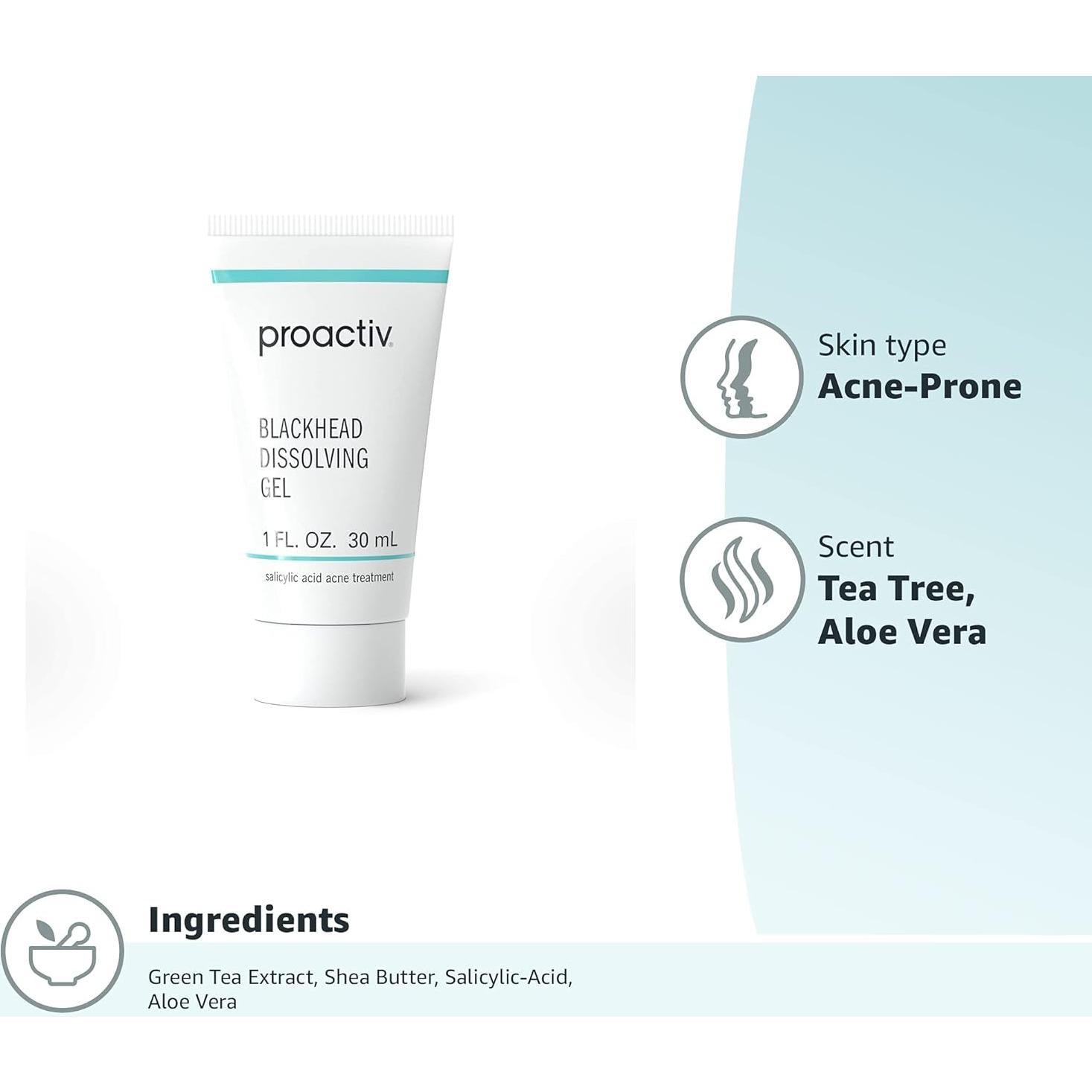 Gel disolvente de puntos negros Proactiv 29.57 ml - Ácido salicílico