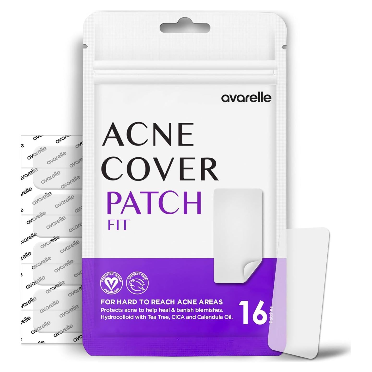 Parche Hidrocoloide para Acné Avarelle FIT - 16 Unidades