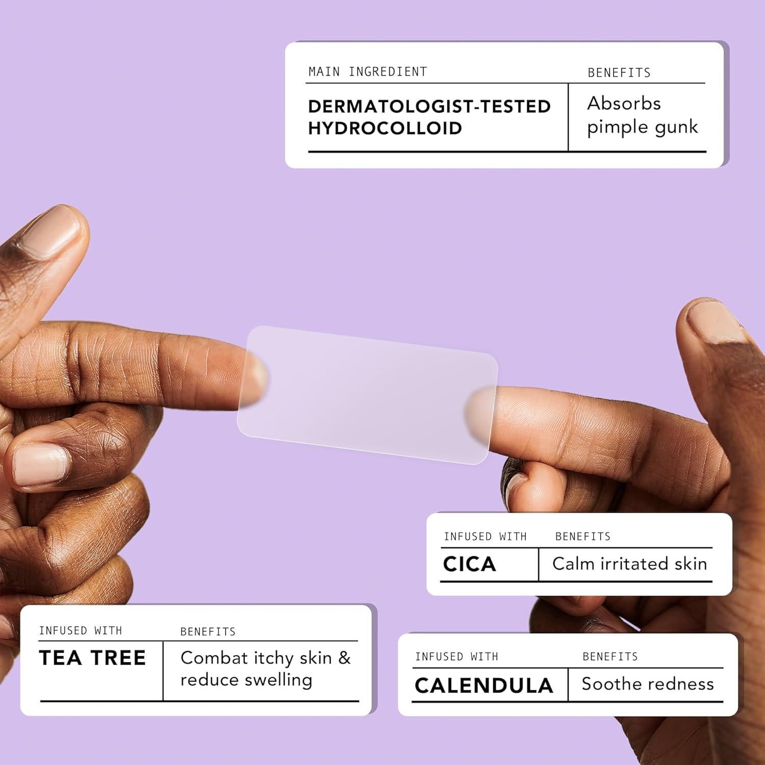 Parche Hidrocoloide para Acné Avarelle FIT - 16 Unidades