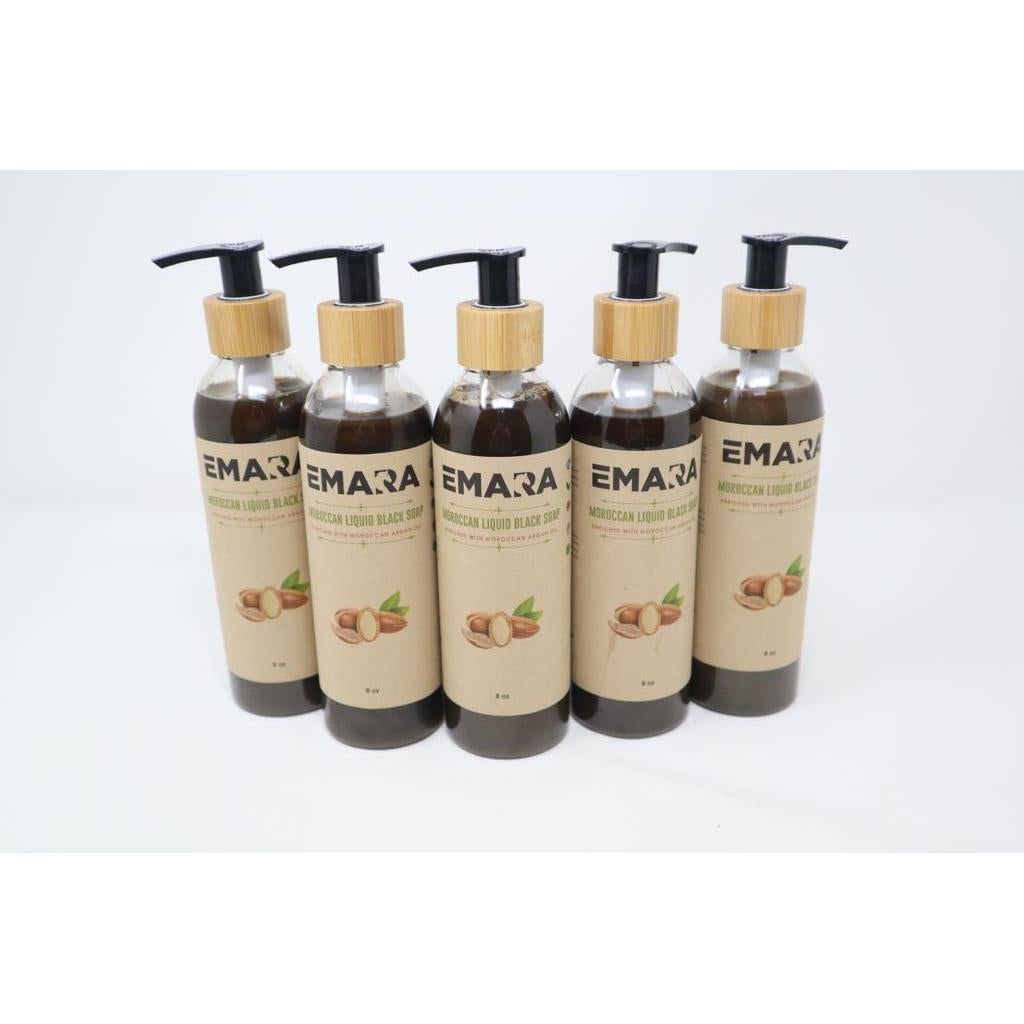 Jabón Negro Líquido Marroquí EMARA 100% Orgánico 500ml