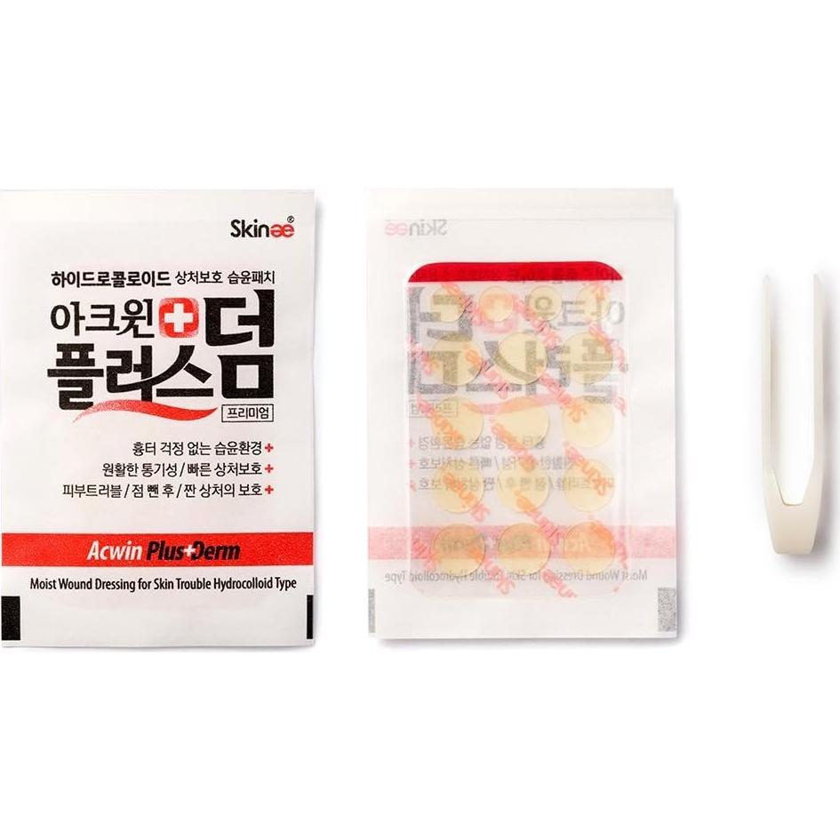 Parche Absorbente Acwin Plus Derm 204 Unidades Cuidado Espinillas