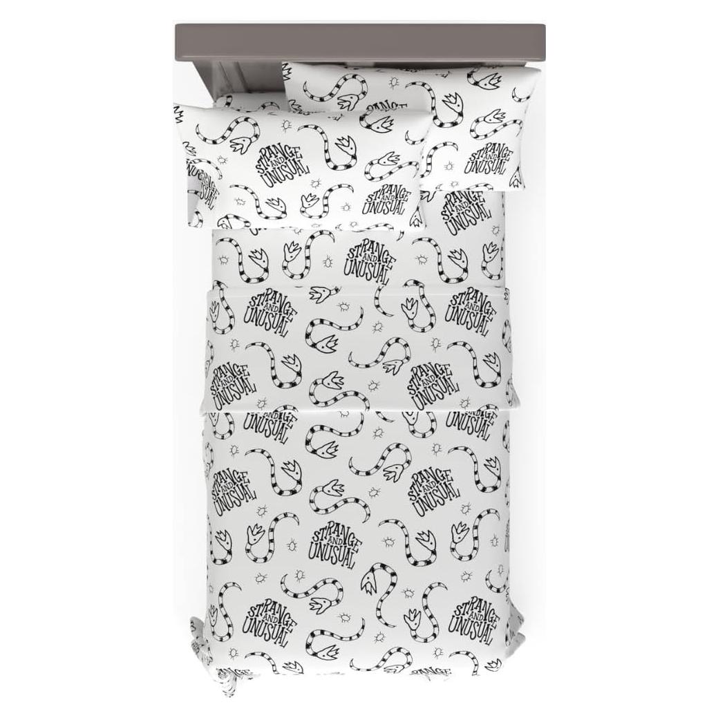 Juego de Sábanas Beetlejuice Franco Microfibra Individual