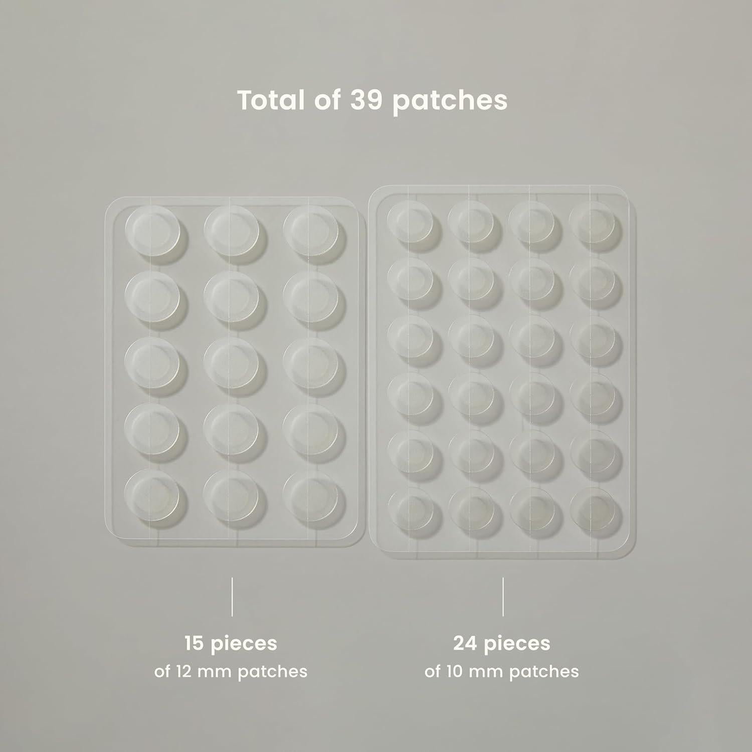 Parches Hidrocoloides para Manchas JOAH Heal Me CICA 39 Unidades