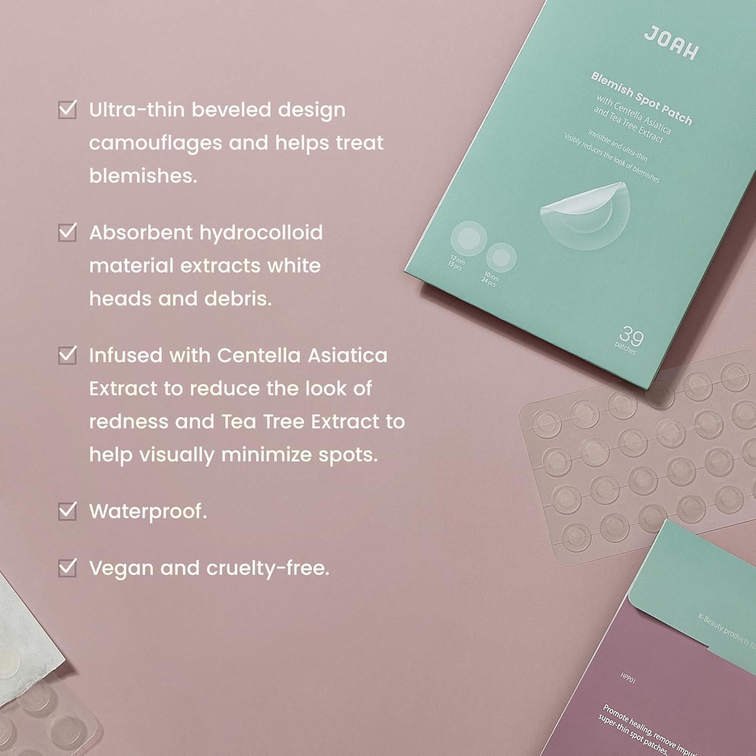 Parches Hidrocoloides para Manchas JOAH Heal Me CICA 39 Unidades