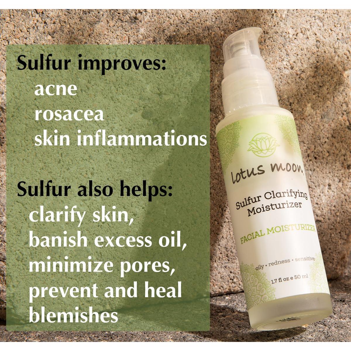 Crema de Azufre 10 Lotus Moon - Tratamiento Acné y Rosácea 50 ml