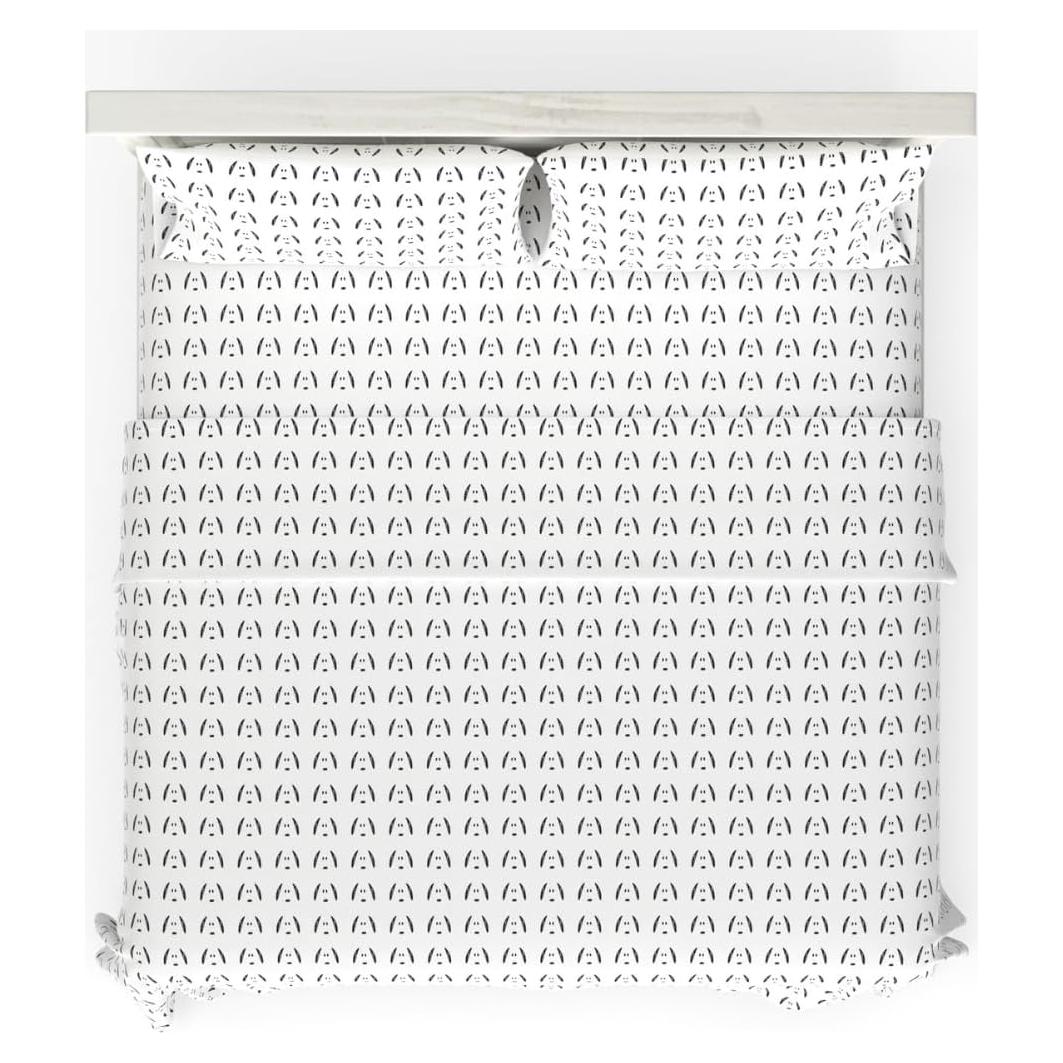 Juego de Sábanas King Franco Peanuts Snoopy Microfibra