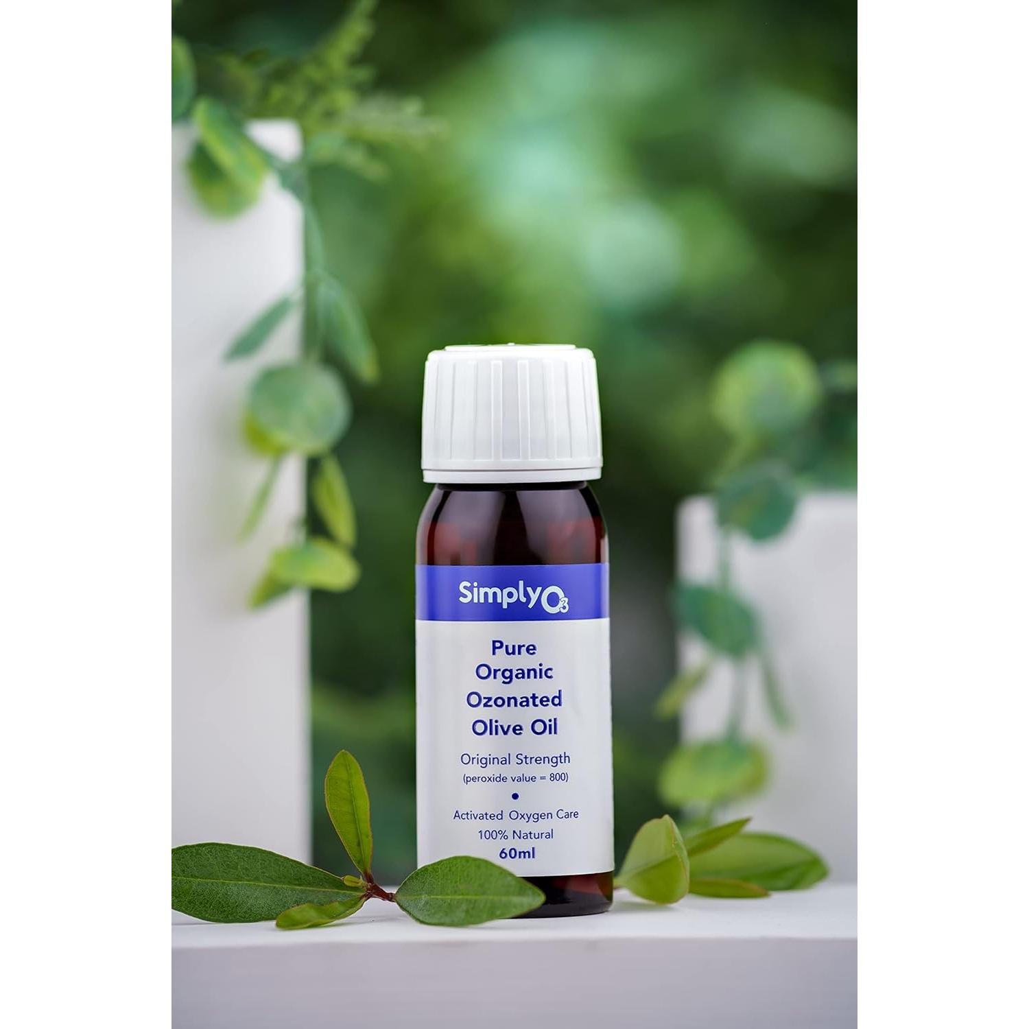 Aceite de Oliva Ozonizado Orgánico Simply O3 59 ml Antienvejecimiento