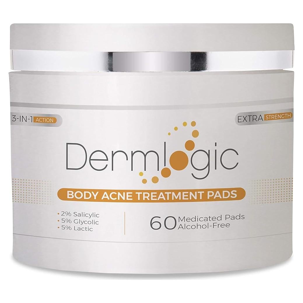 Pads Exfoliantes para Acné Dermlogic - 2% Ácido Salicílico