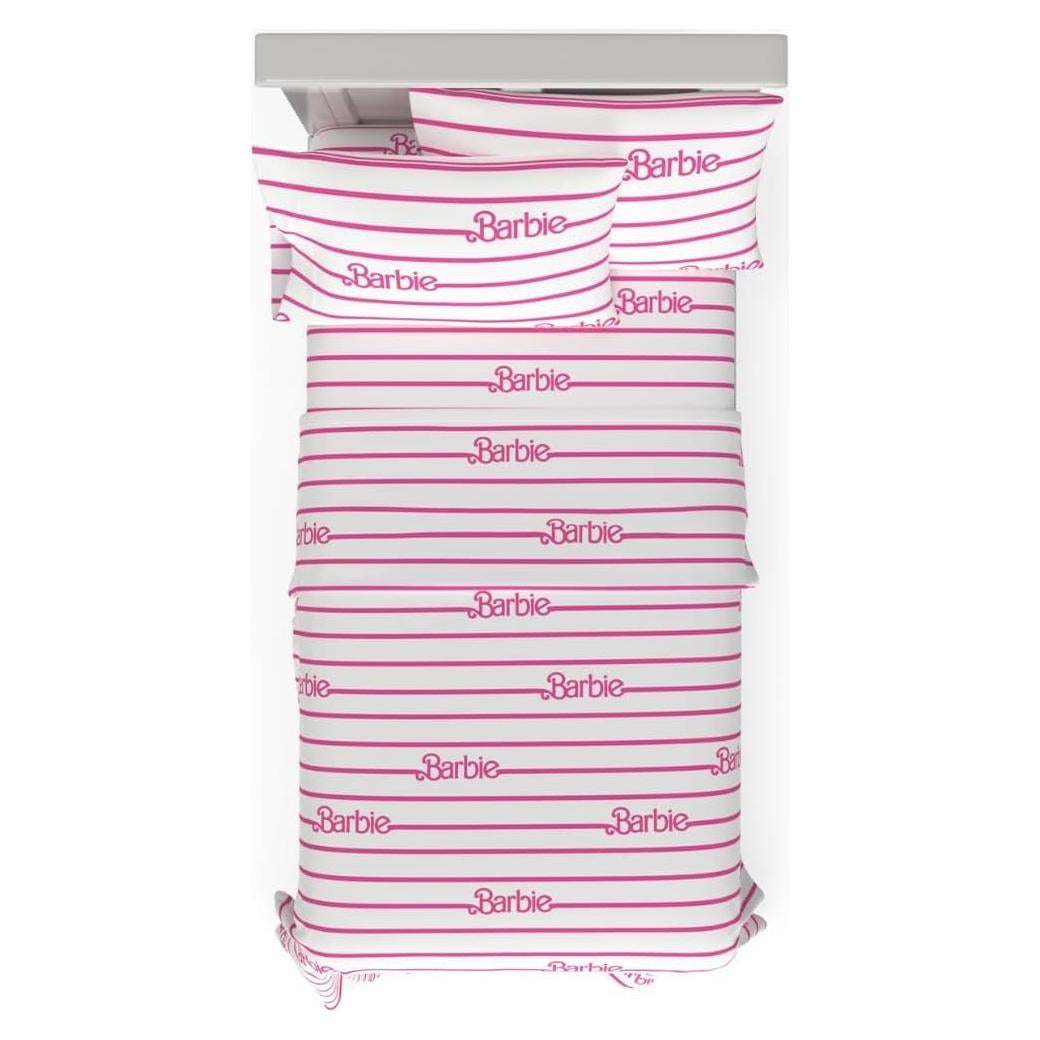 Juego de Sábanas Barbie Franco 3 Piezas Microfibra Individual