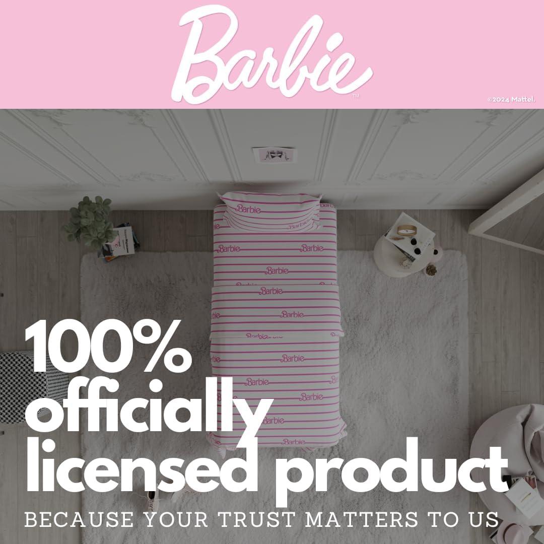 Juego de Sábanas Barbie Franco 3 Piezas Microfibra Individual