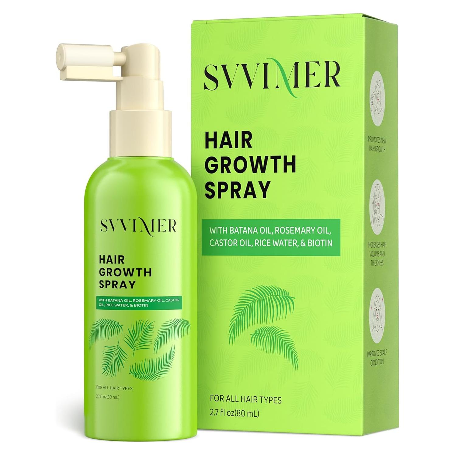 Spray Engrosador de Cabello Svvimer 79.83 ml - Romero y Biotina