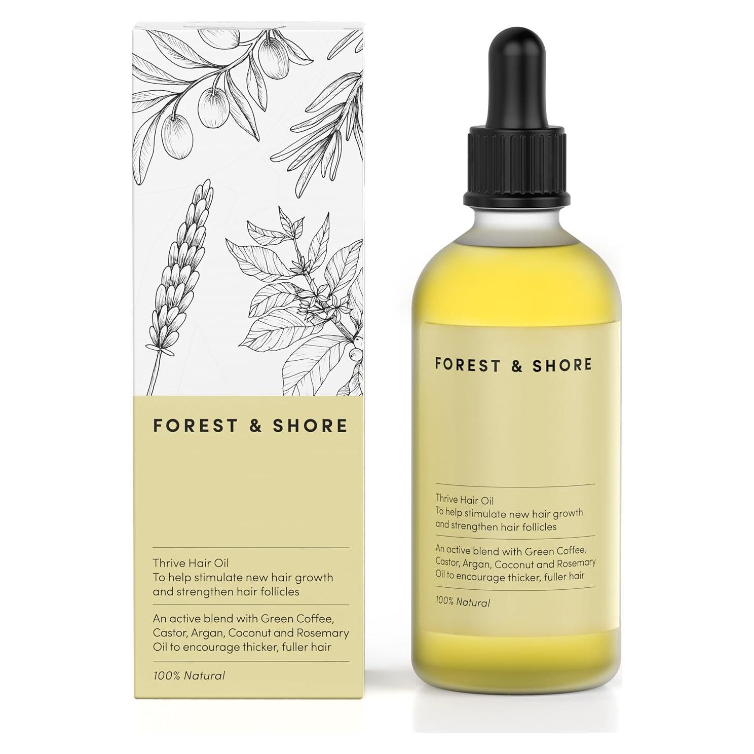 Aceite para Crecimiento del Cabello Forest & Shore 100ml