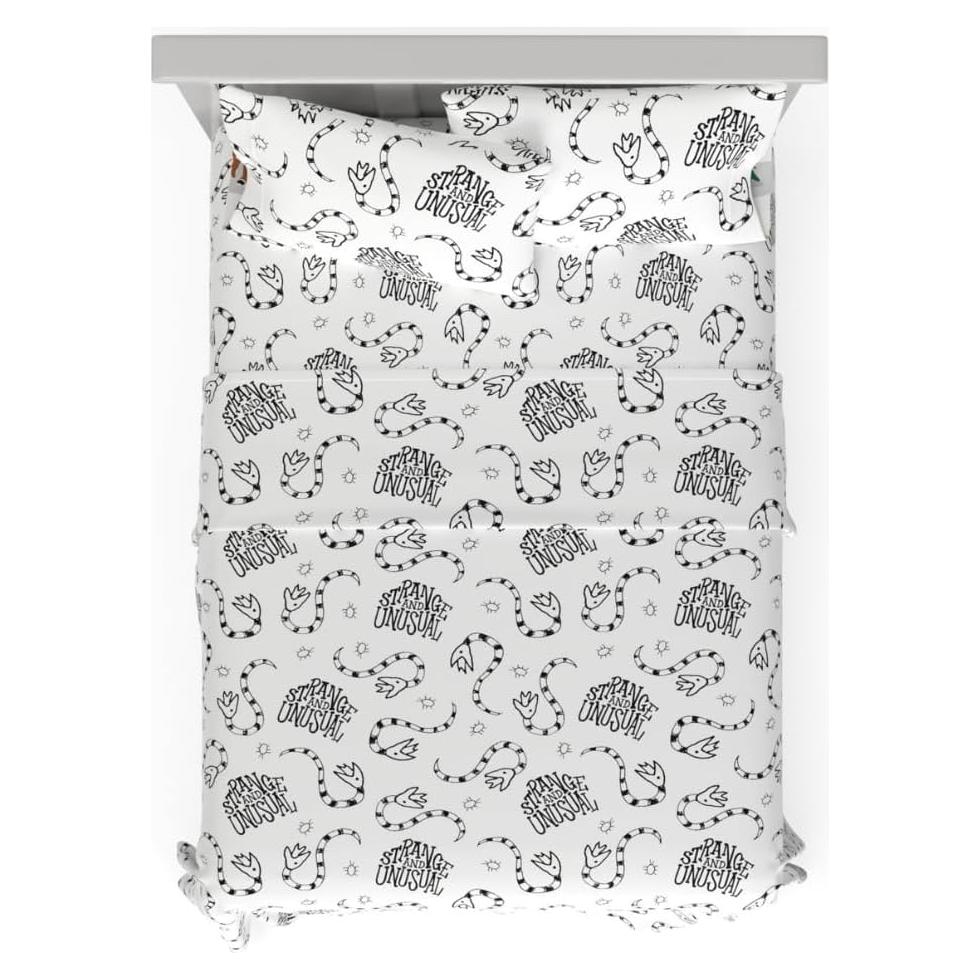 Juego de Sábanas Queen Beetlejuice Franco Microfibra