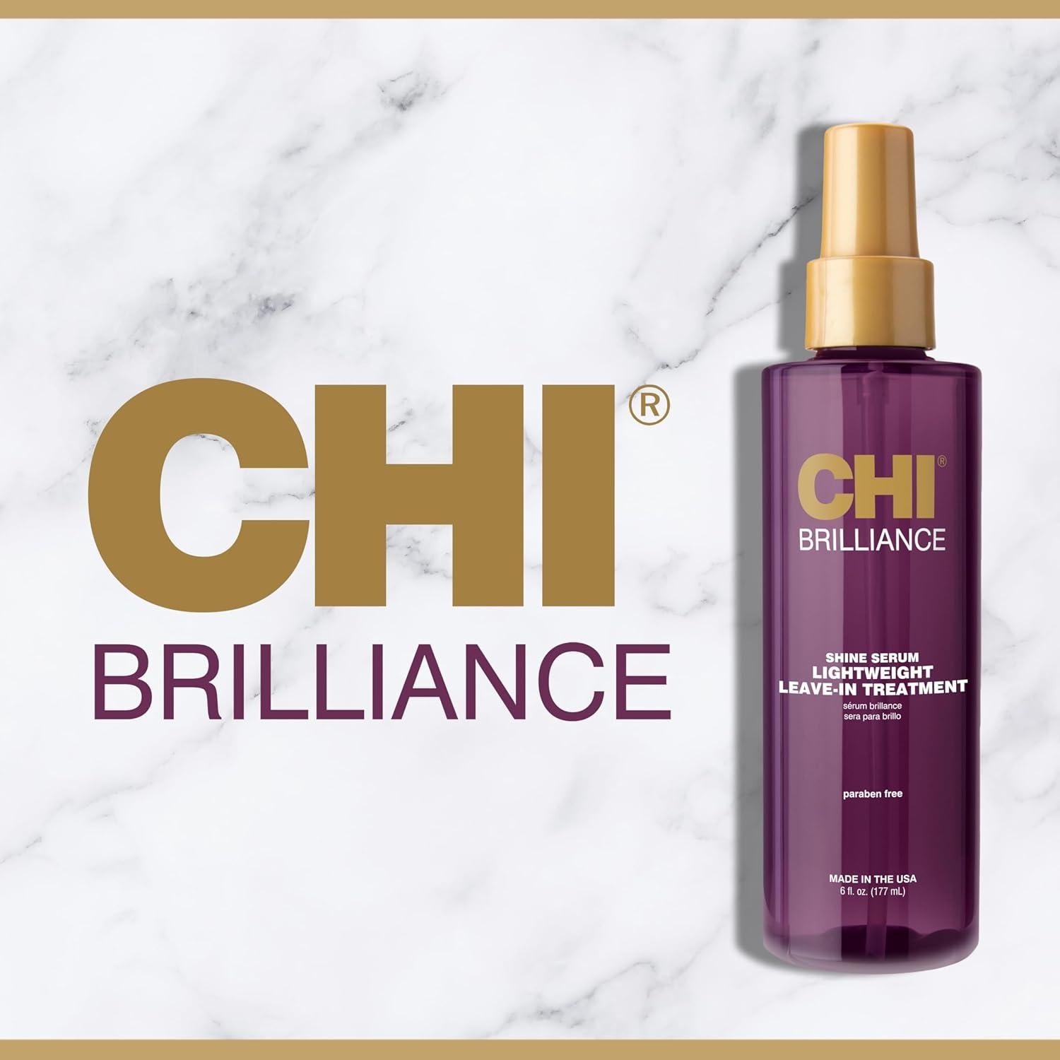 Serum Brilliance CHI 177ml Tratamiento Sin Enjuague Suavidad