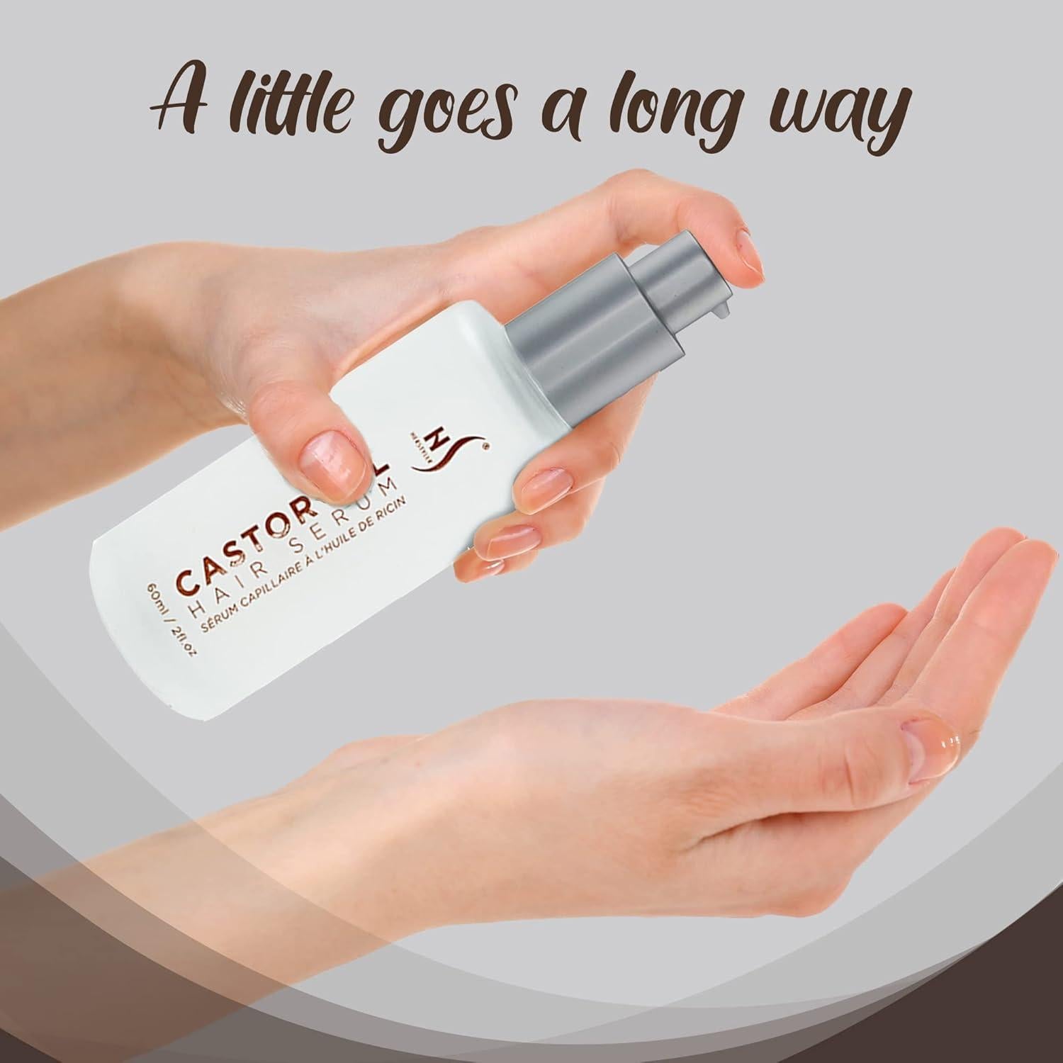 Suero de Aceite de Ricino HerStyler 59 ml - Crecimiento y Brillo