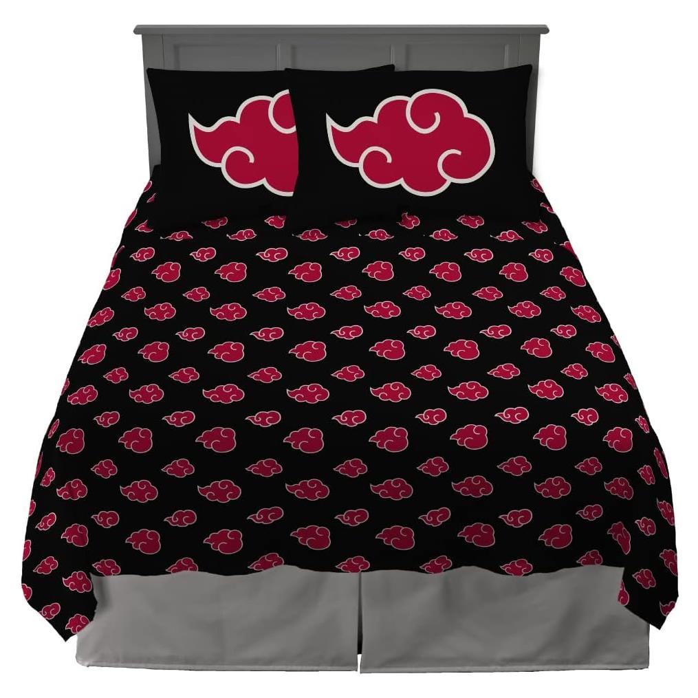 Juego de Sábanas Naruto Franco 4 Piezas Tamaño Queen