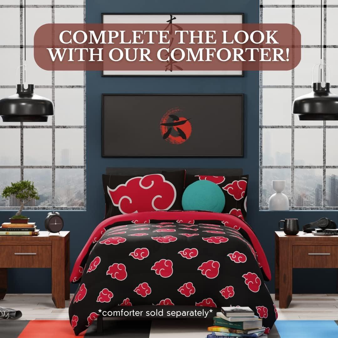 Juego de Sábanas Naruto Franco 4 Piezas Tamaño Queen