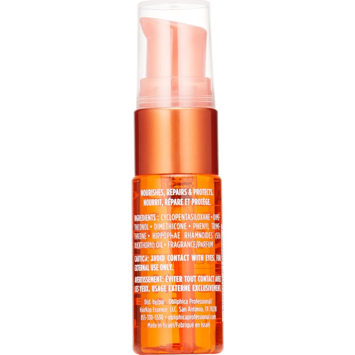 Suero para Cabello Obliphica Professional 15 ml - Sin Frizz