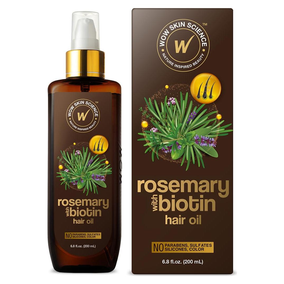 Aceite Anti Caída WOW Ciencia de la Piel 192.78 ml Romero Biotina