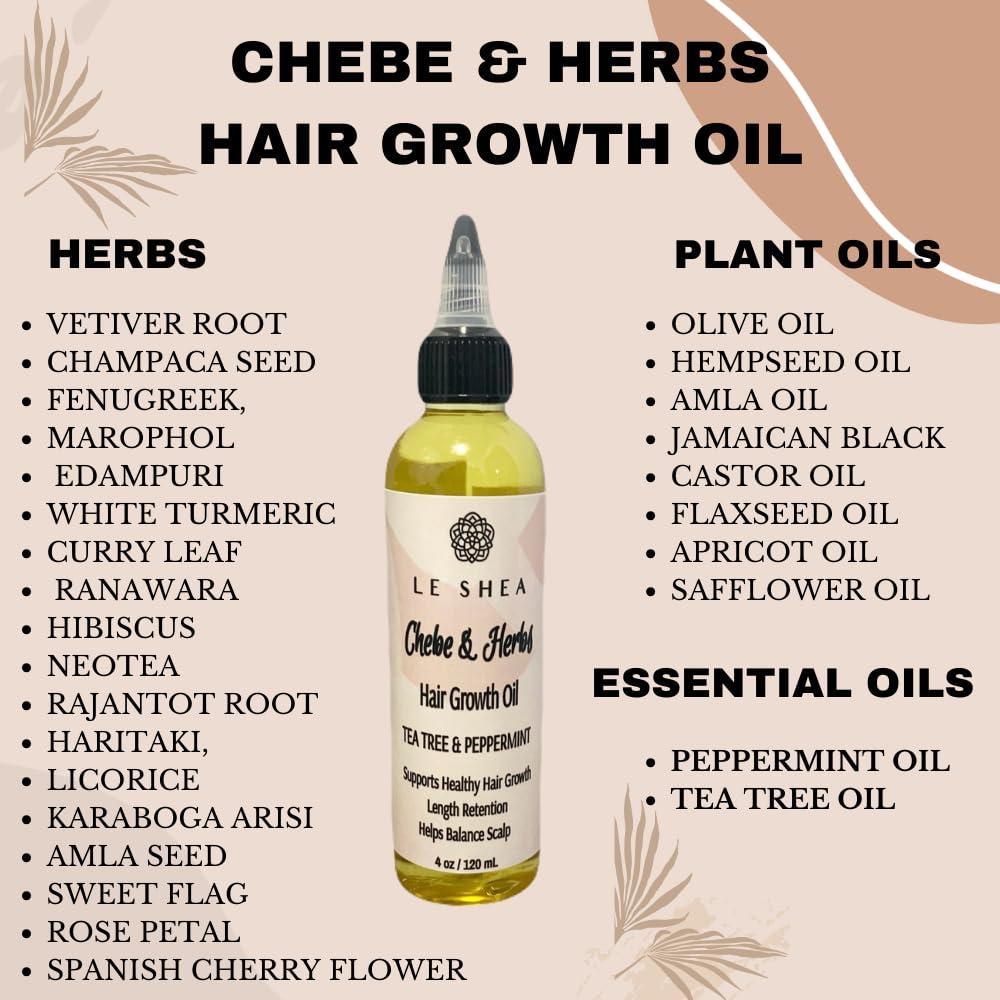 Aceite de Crecimiento Chebe Esenciales de Le Shea 132.5g