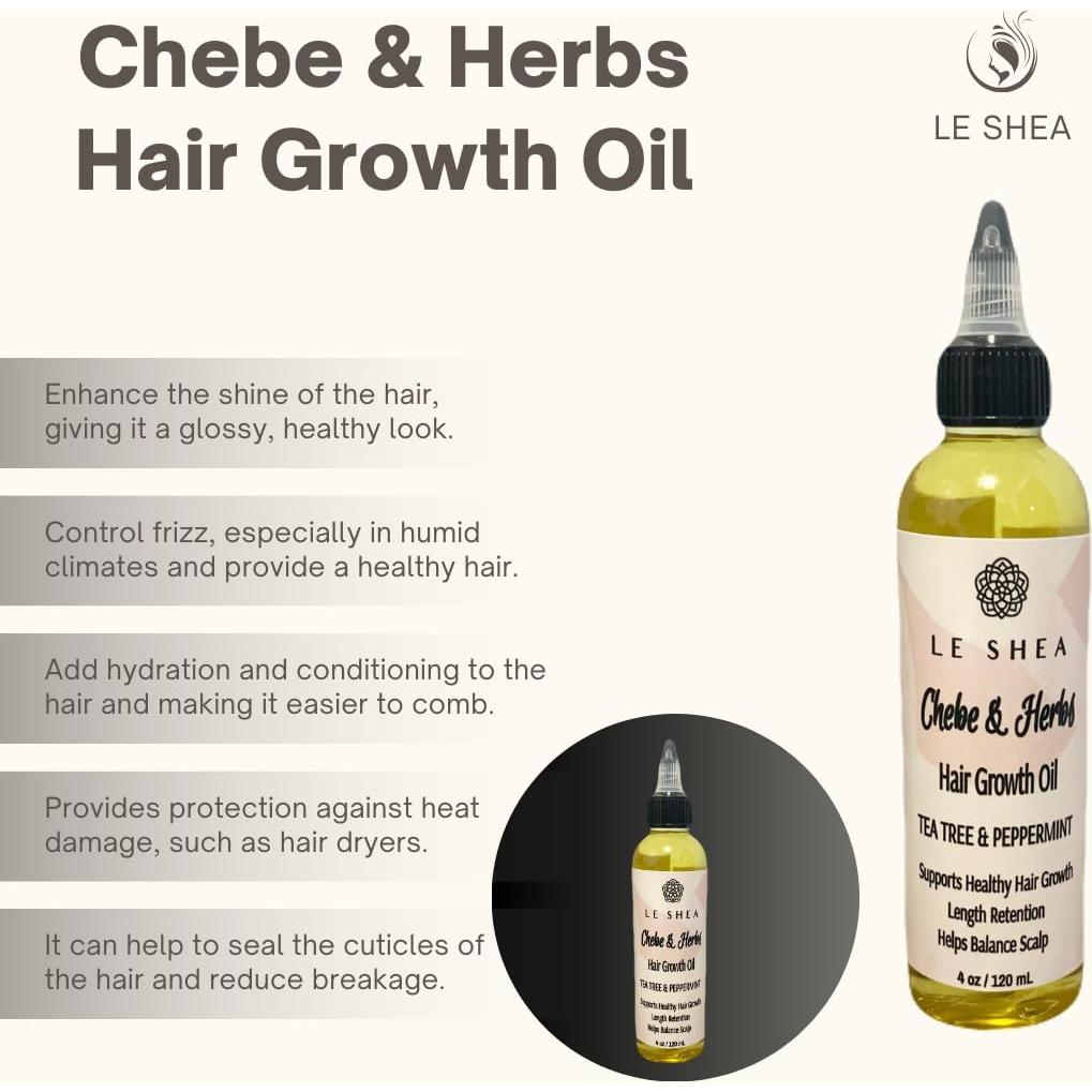 Aceite de Crecimiento Chebe Esenciales de Le Shea 132.5g