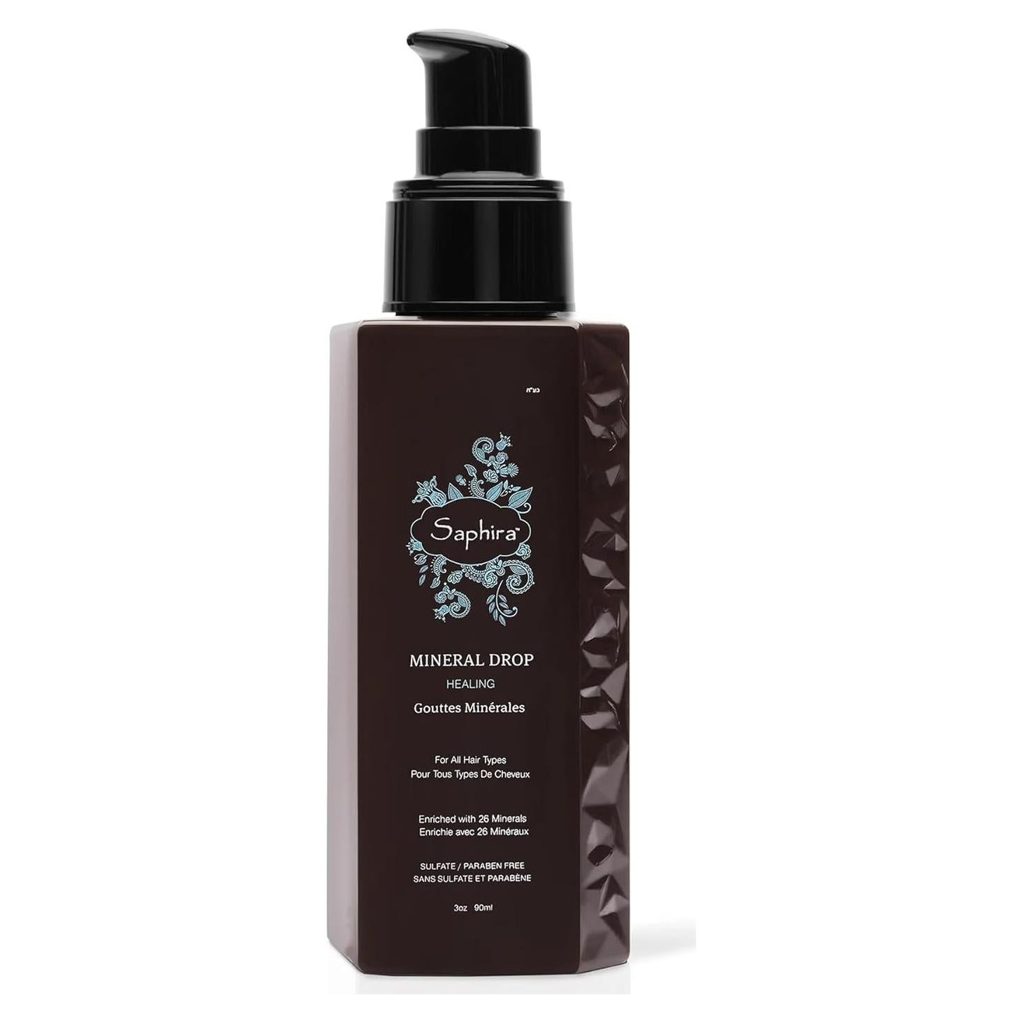Sérum Capilar Saphira Mineral Drop 89 ml - Crecimiento y Control del Frizz