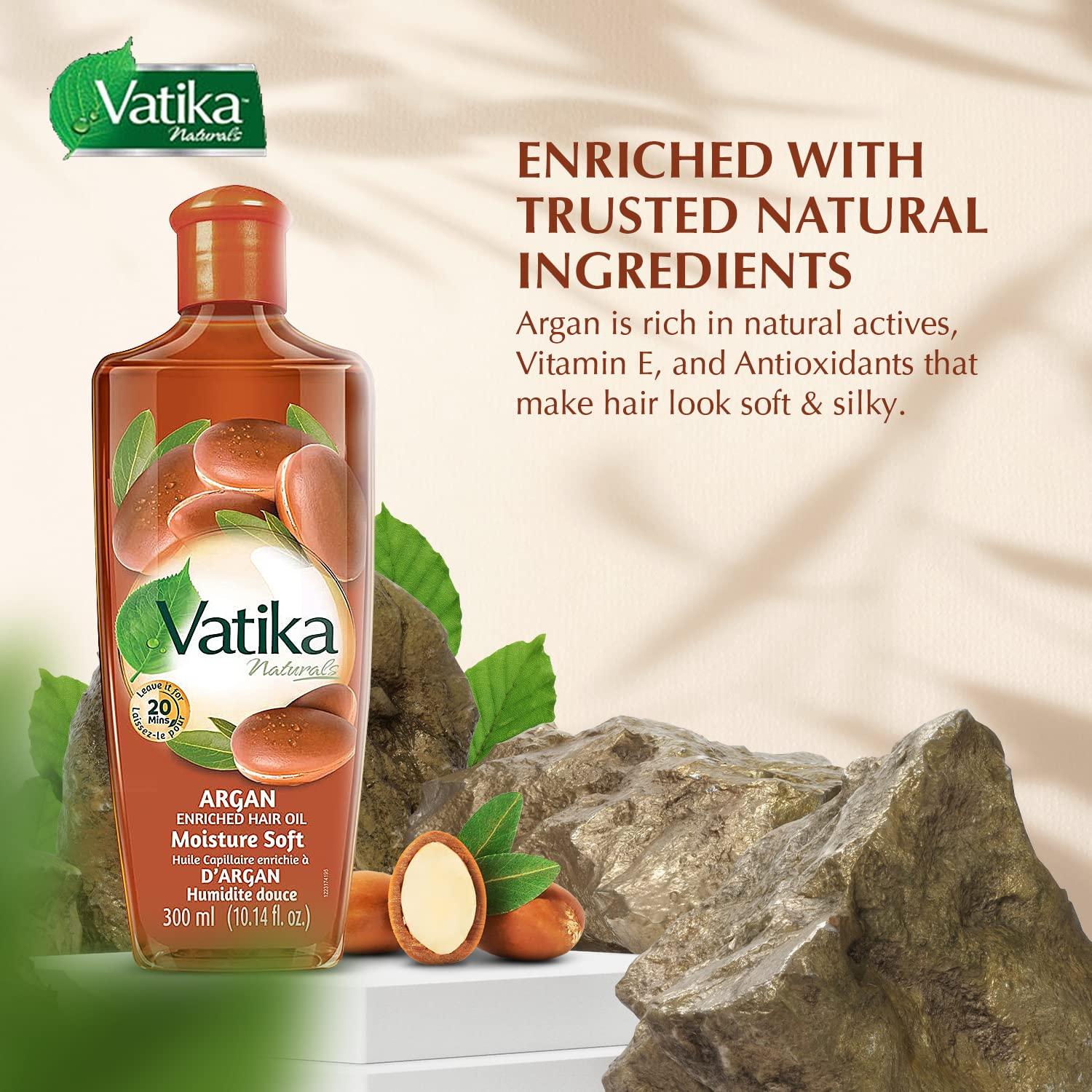 Aceite Capilar Dabur Vatika Argán 200ml - Hidratante Natural