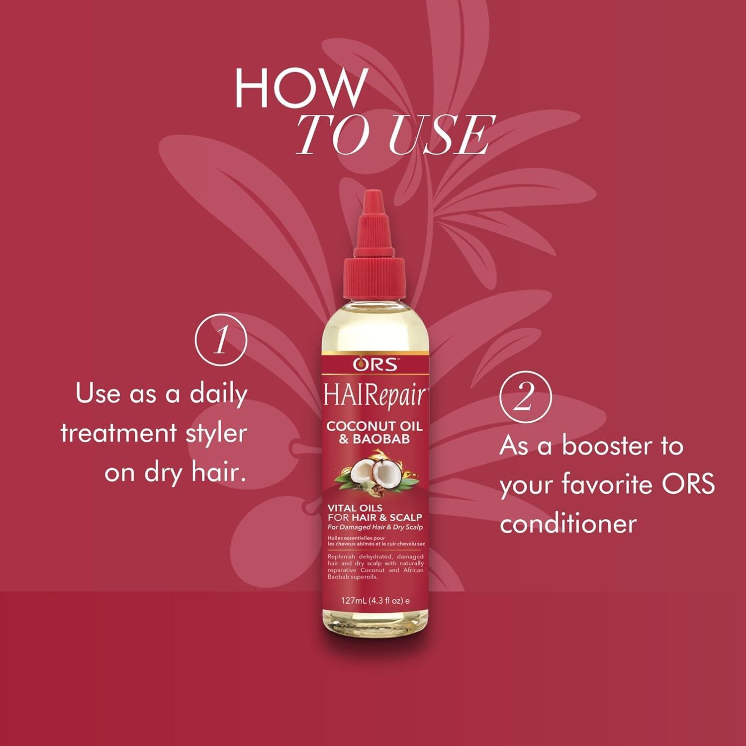 Aceite HAIRepair ORS 127.6 ml - Coco y Baobab Hidratante