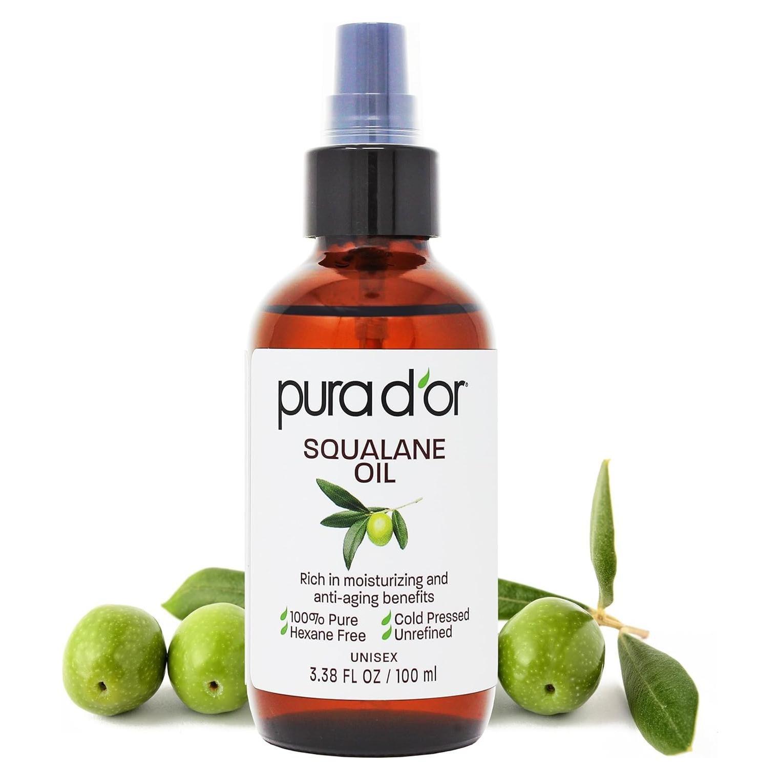 Aceite de Esqualano PURA D'OR 100 ml Hidratante Vegano