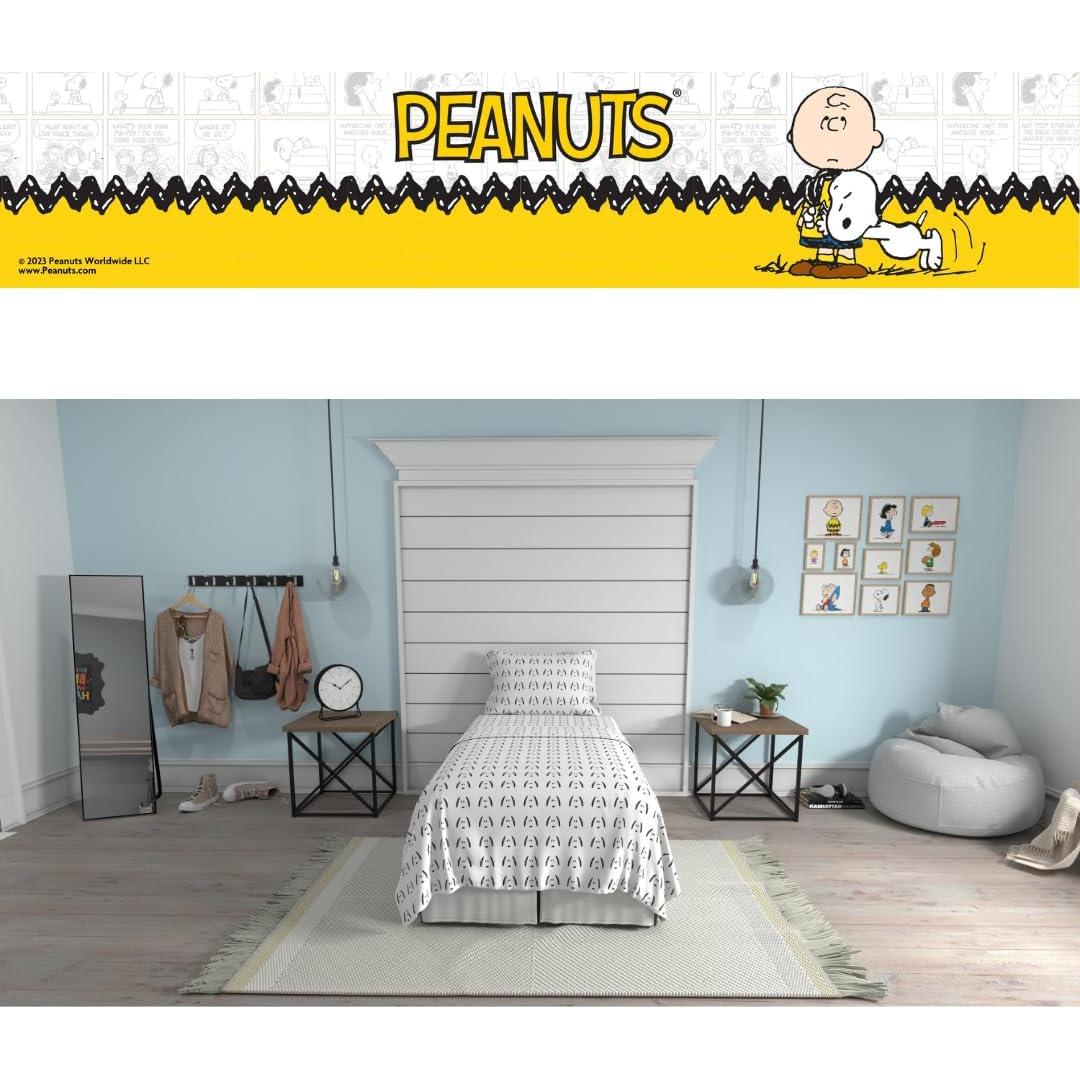 Juego de Sábanas Peanuts Snoopy 3 Piezas Microfibra Individual