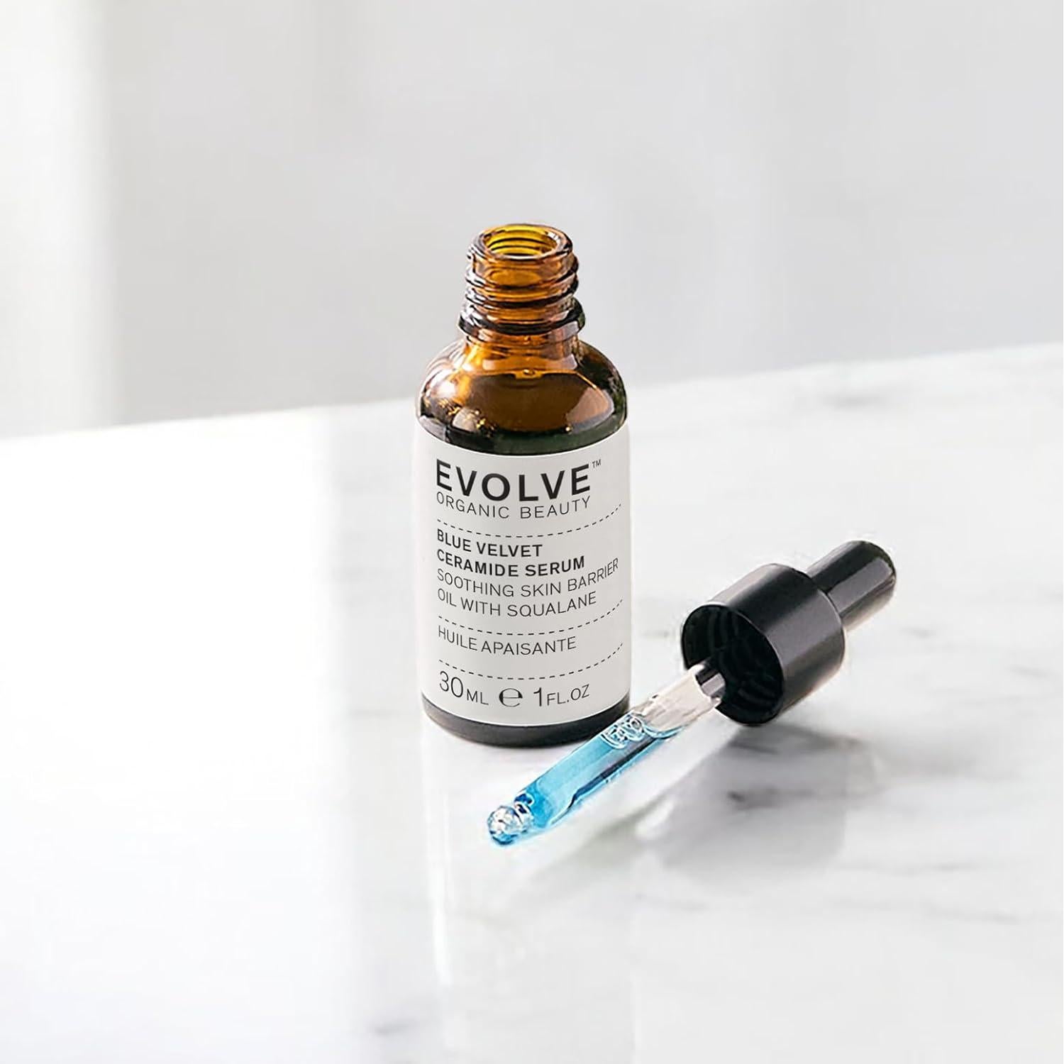 Suero de Ceramida Blue Velvet Evolve 30 ml - Hidratante Vegano