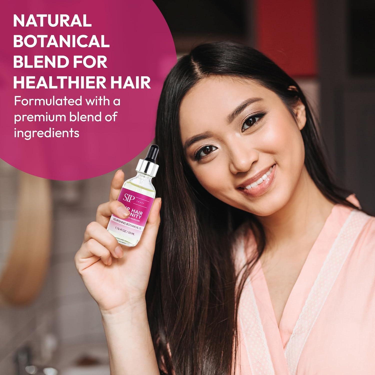 Aceite Capilar Botánico SIP TRUST 50ml - Crecimiento y Reparación